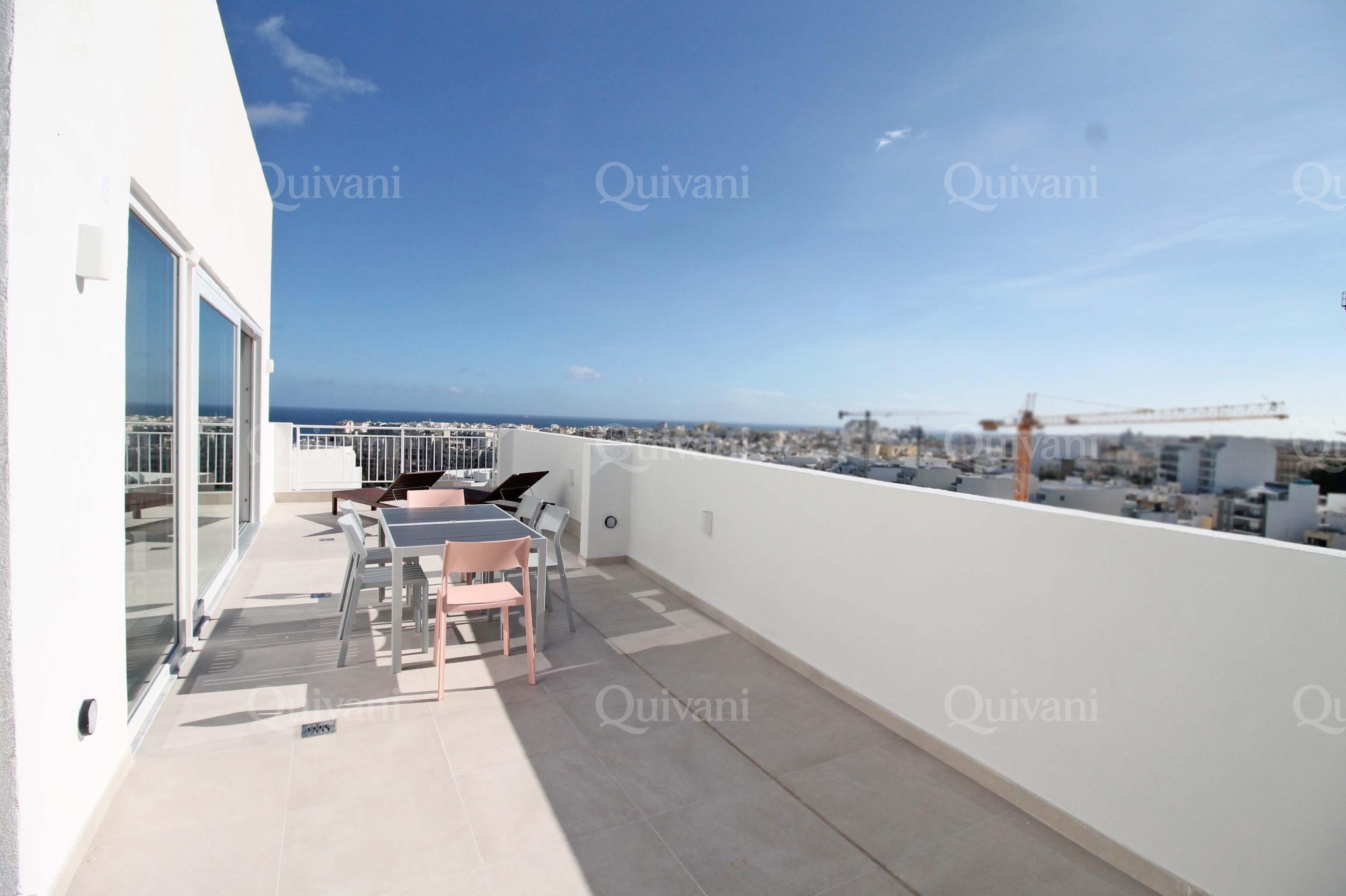 St Julians, Furnished Penthouse