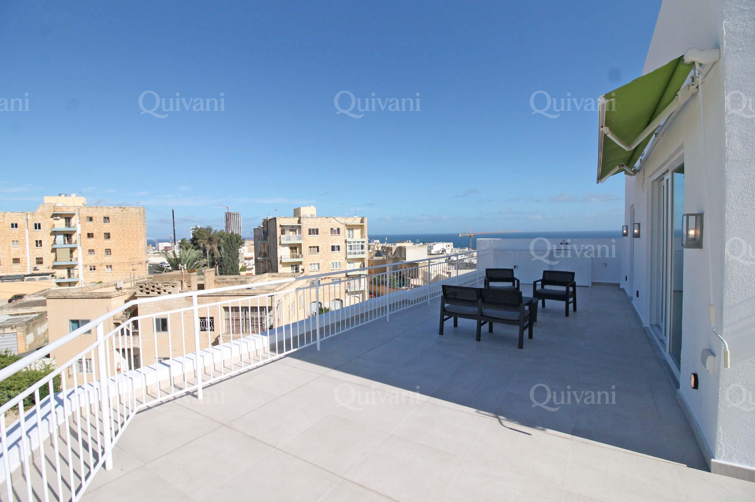 St Julians, Furnished Penthouse