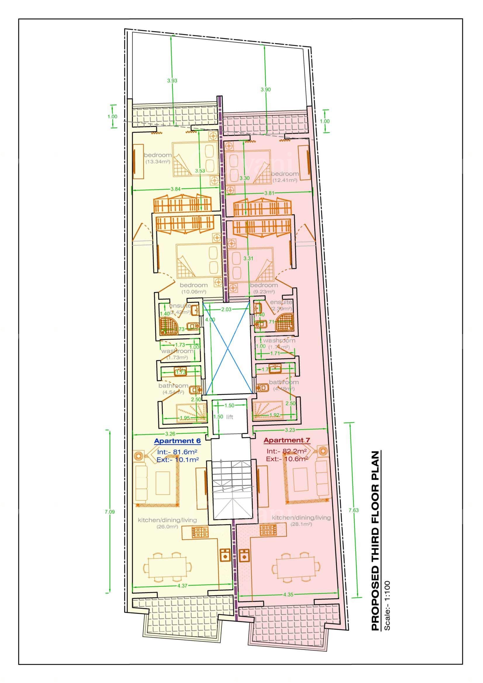 Tarxien, Shell form Penthouse