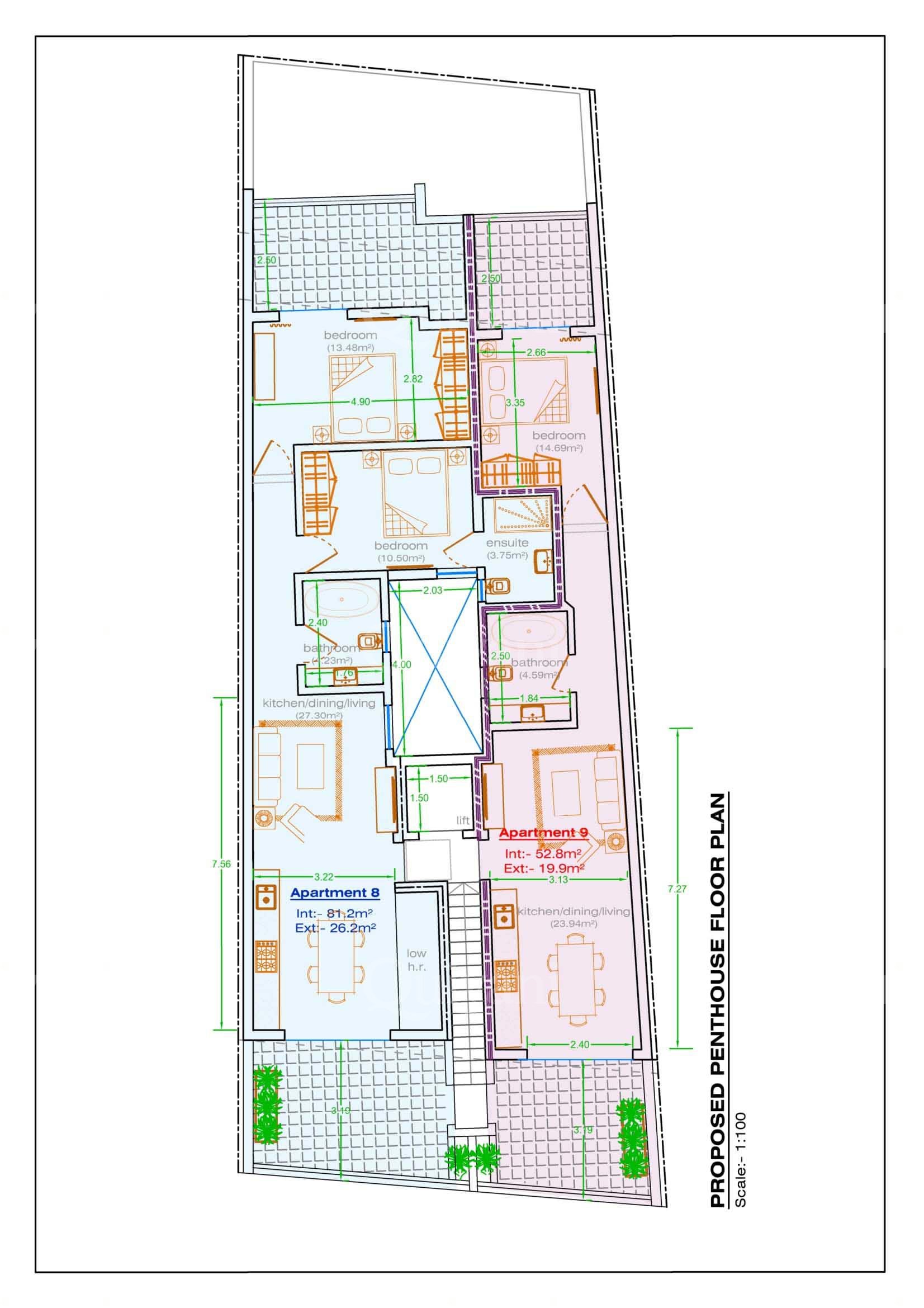 Tarxien, Shell form Penthouse