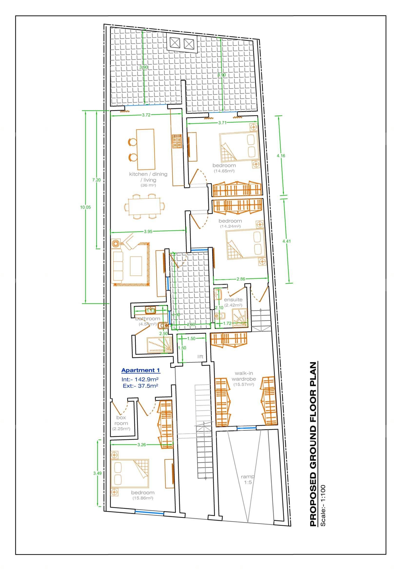 Tarxien, Shell form Penthouse