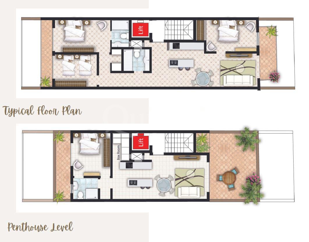 Mosta, Finished Penthouse