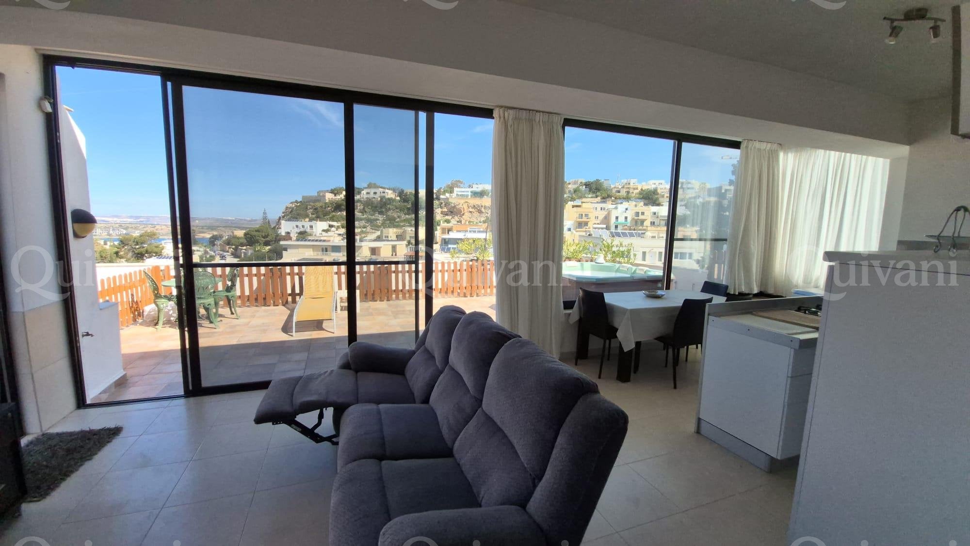 Mellieha, Furnished Penthouse