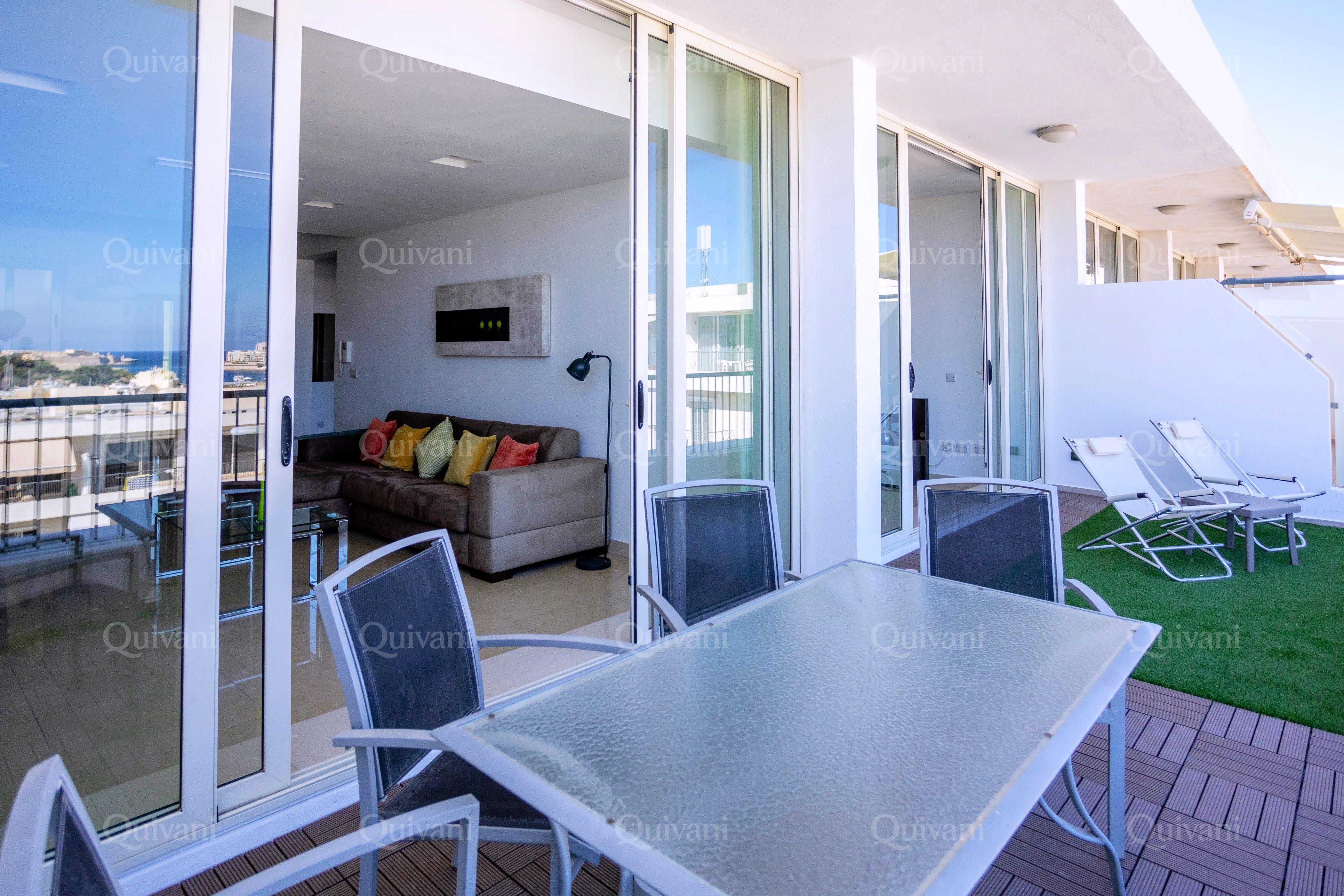 Gzira, Furnished Penthouse
