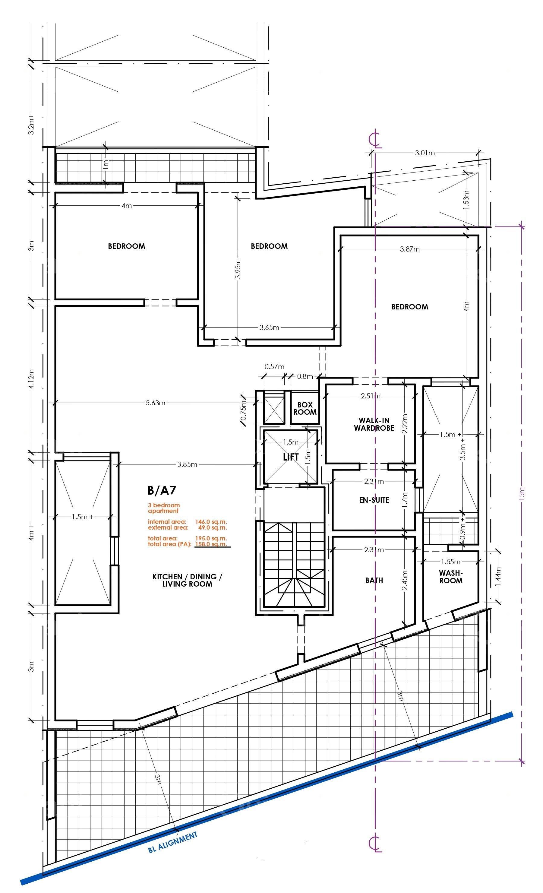Siggiewi, Finished 3 bedrooms Penthouse