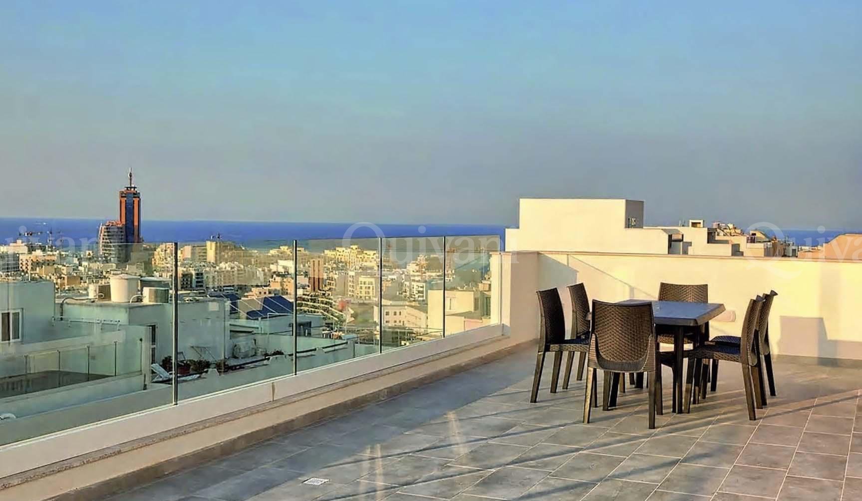 St Julians, Furnished Penthouse