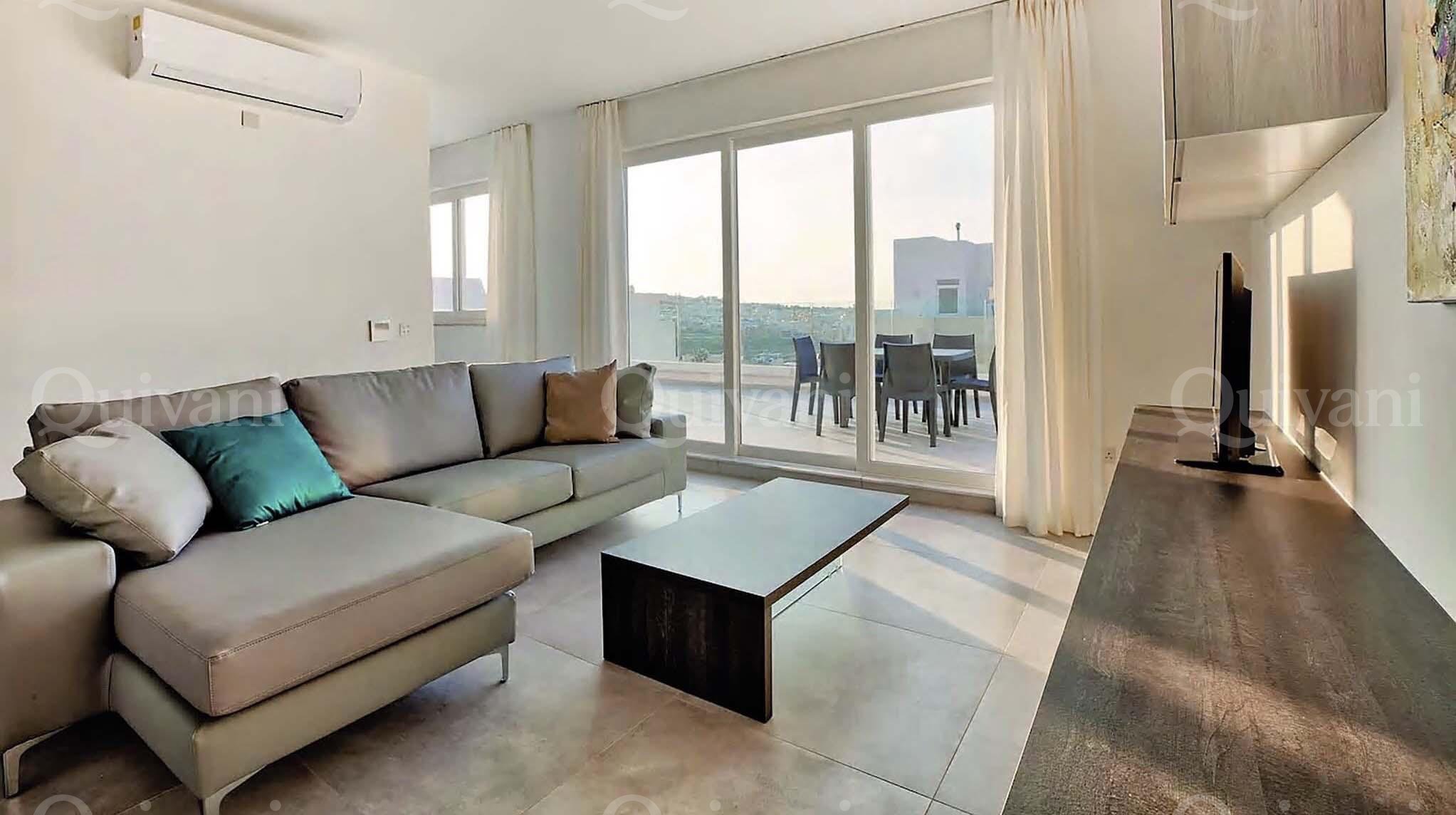 St Julians, Furnished Penthouse
