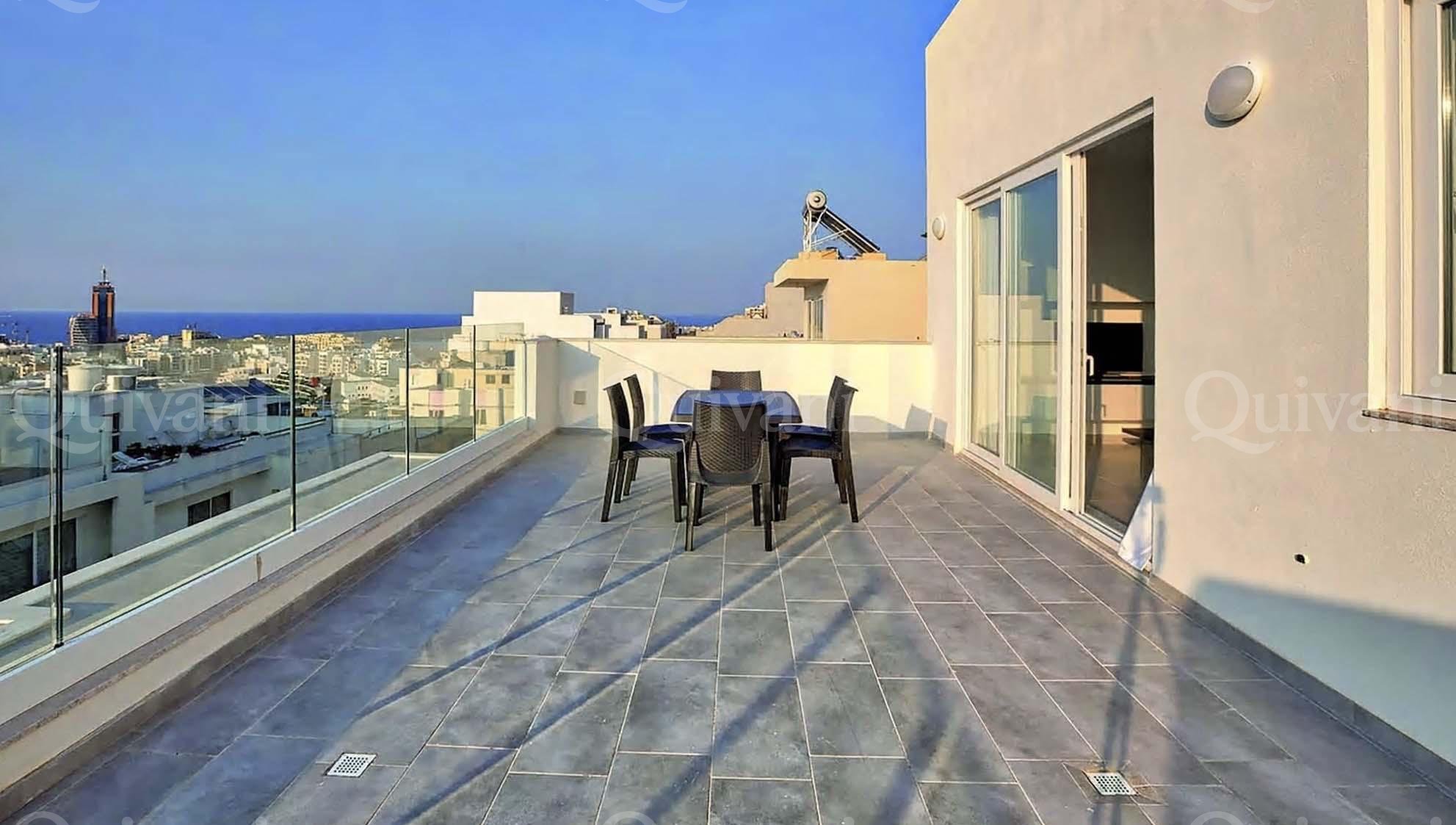 St Julians, Furnished Penthouse