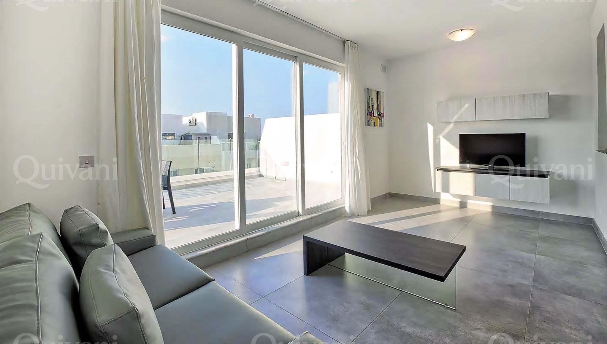 St Julians, Furnished Penthouse