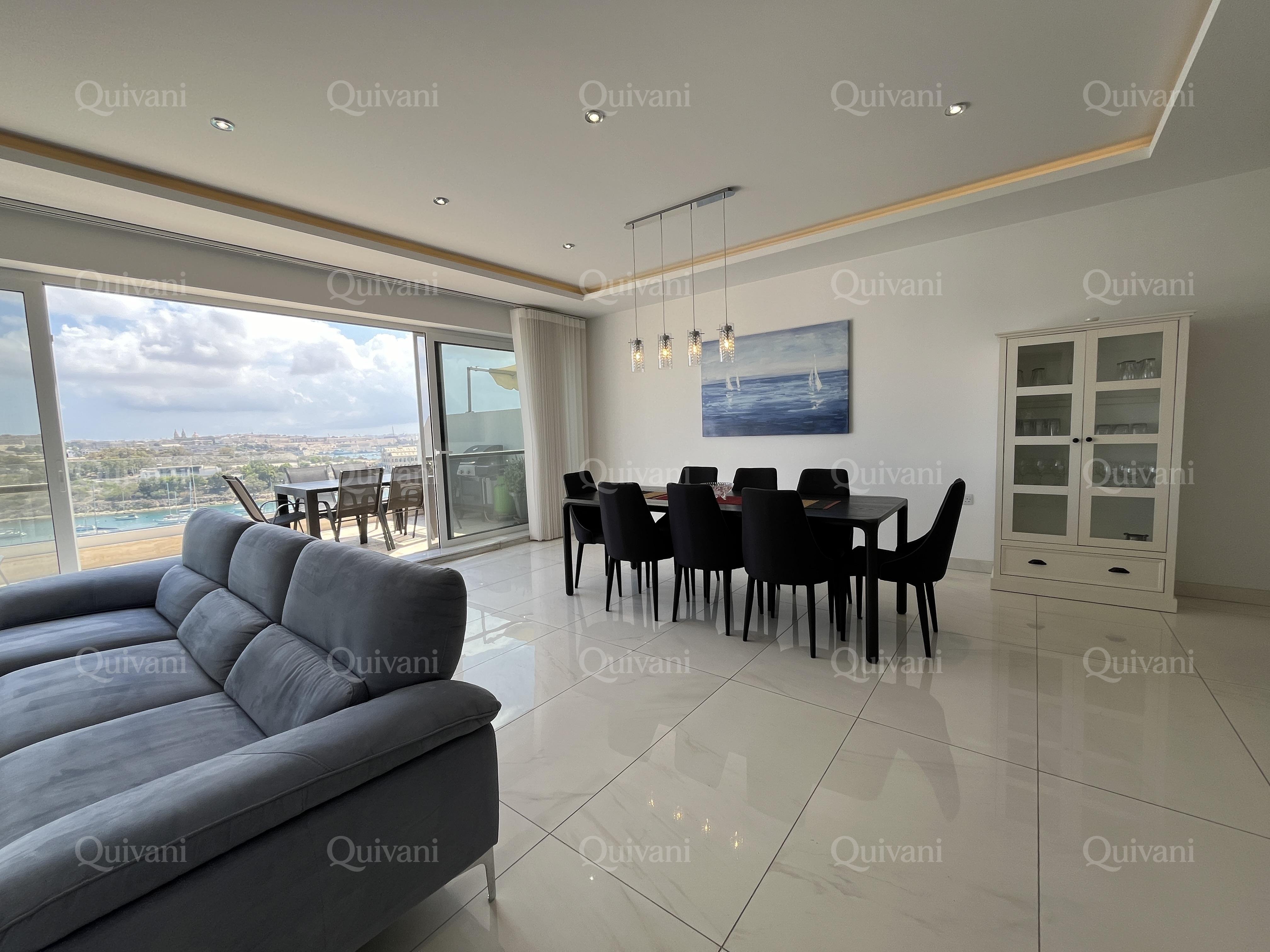 Sliema, Furnished Penthouse
