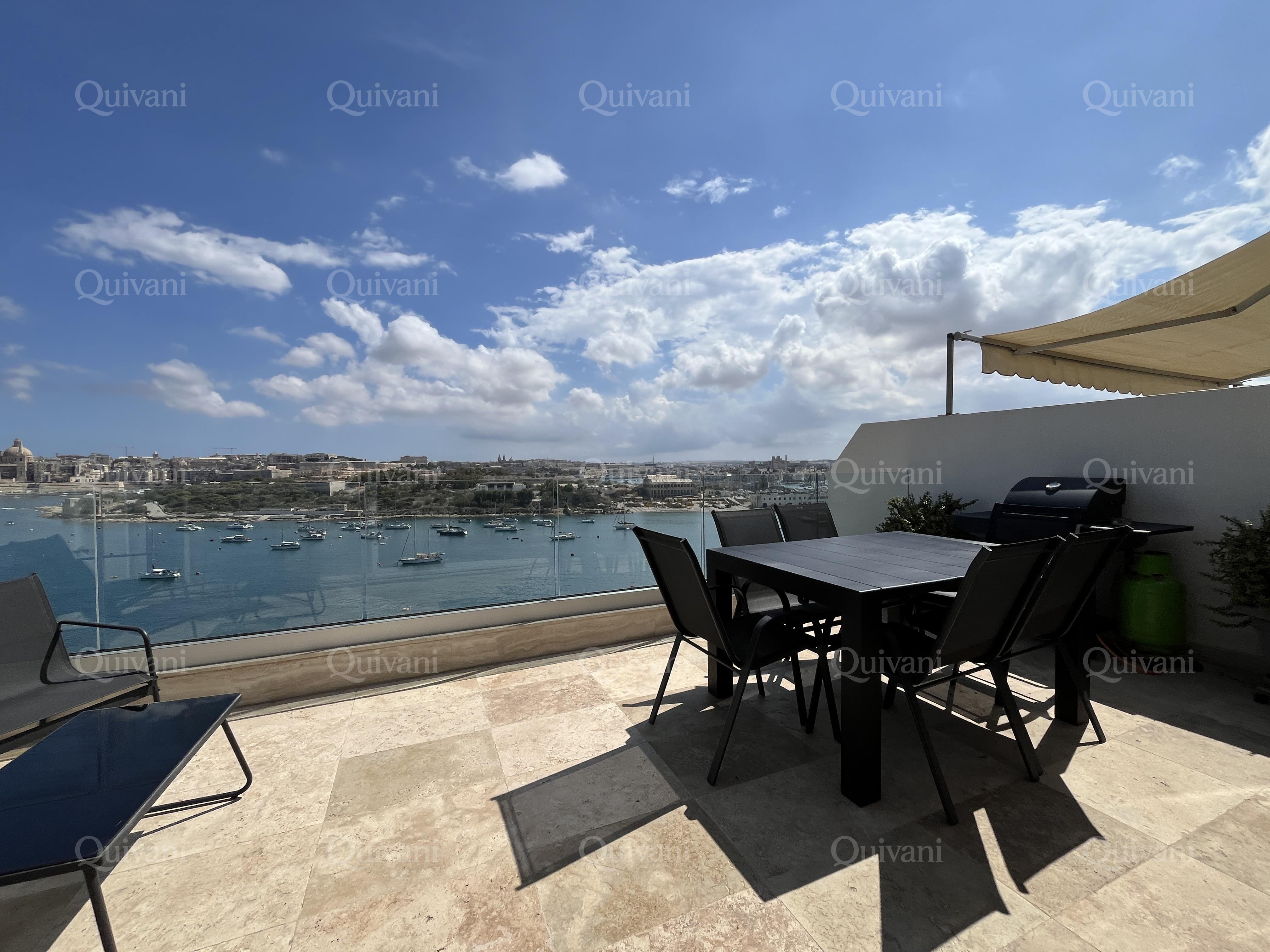 Sliema, Furnished Penthouse