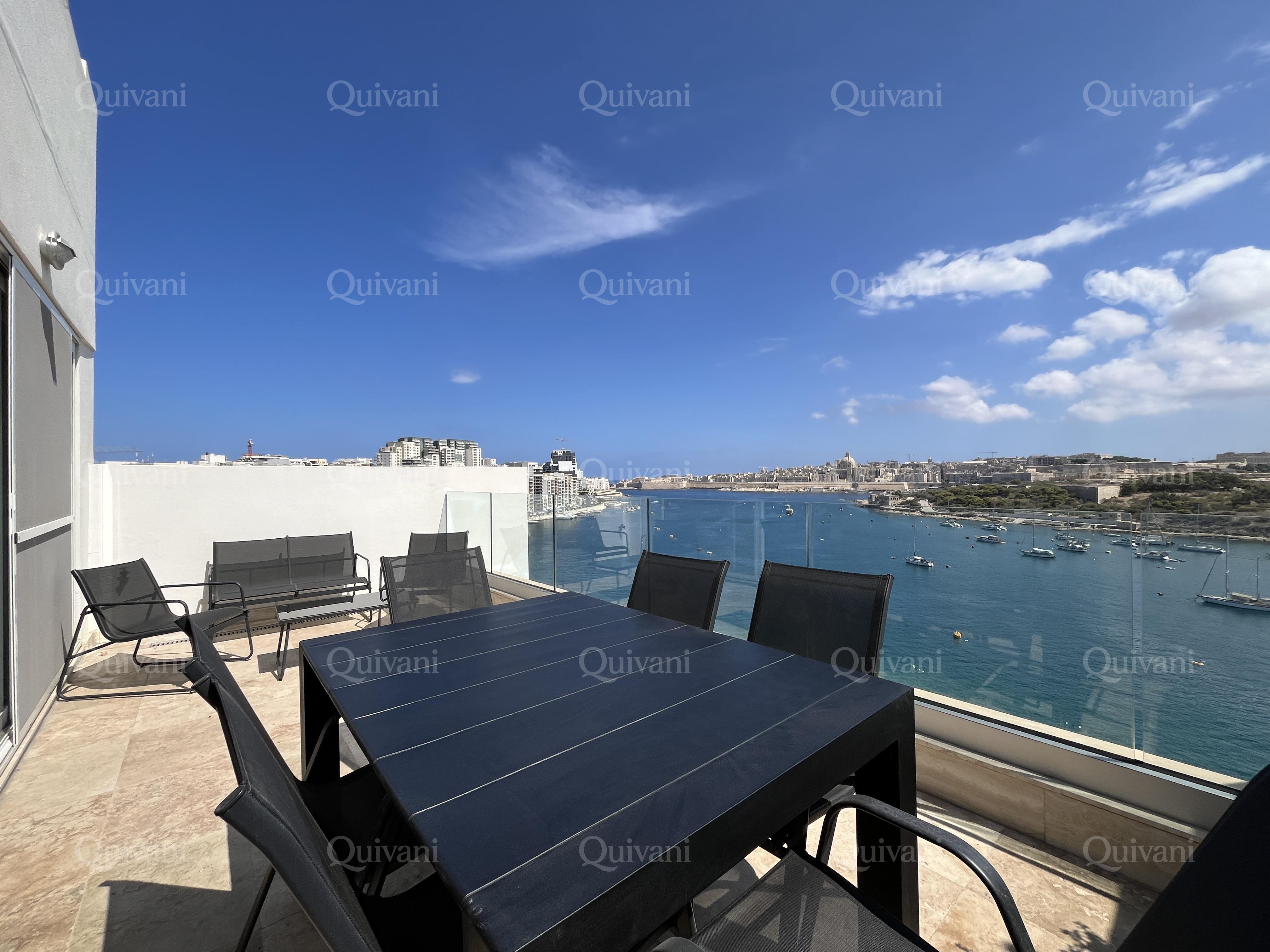 Sliema, Furnished Penthouse