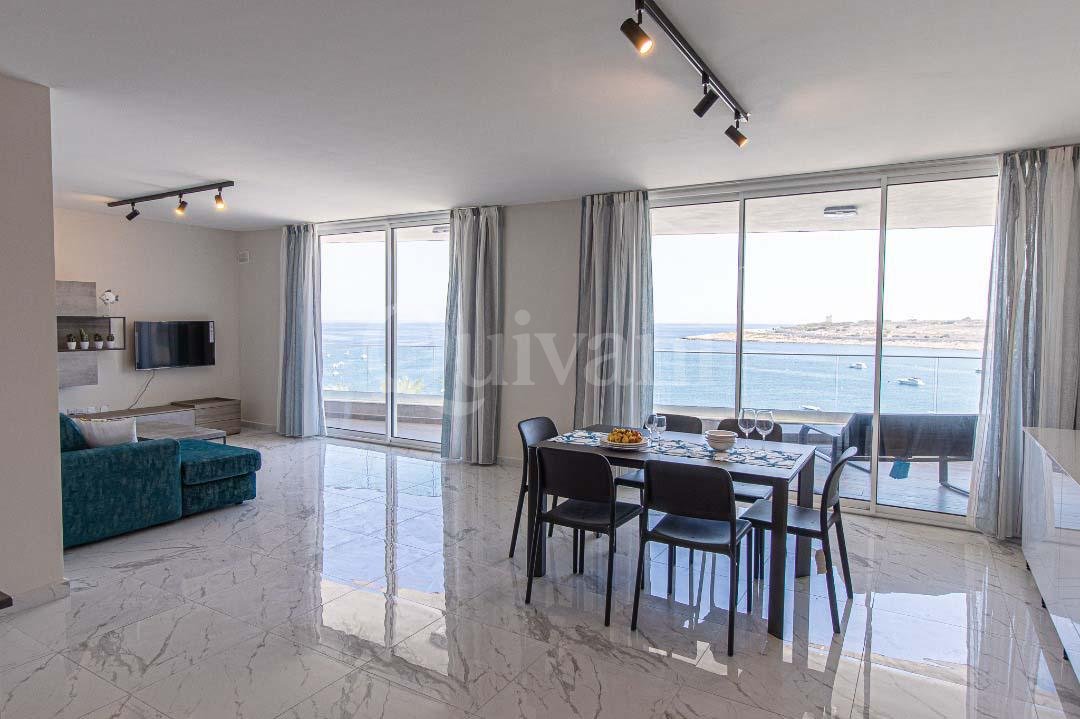 Qawra, Furnished Apartment