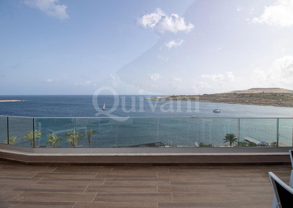 Qawra, Furnished Penthouse