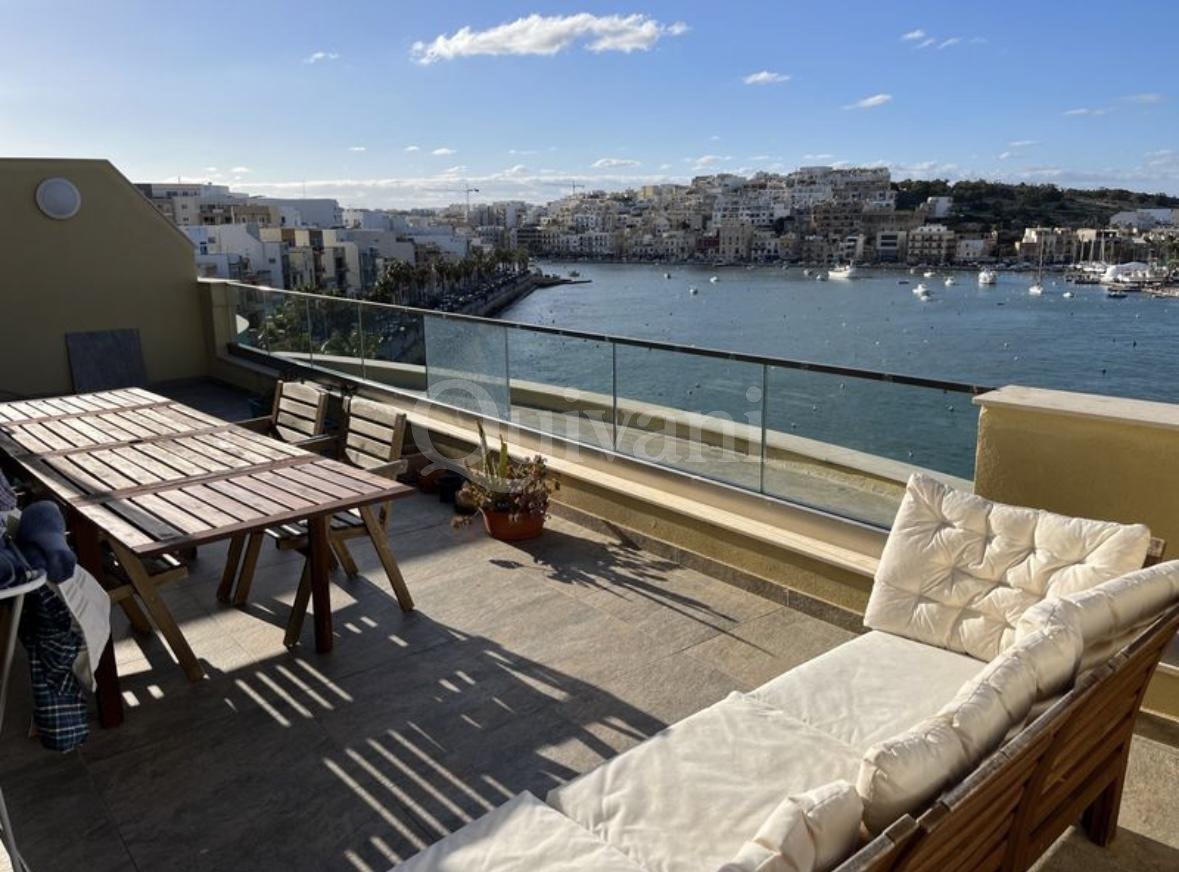 Marsascala, Furnished Penthouse