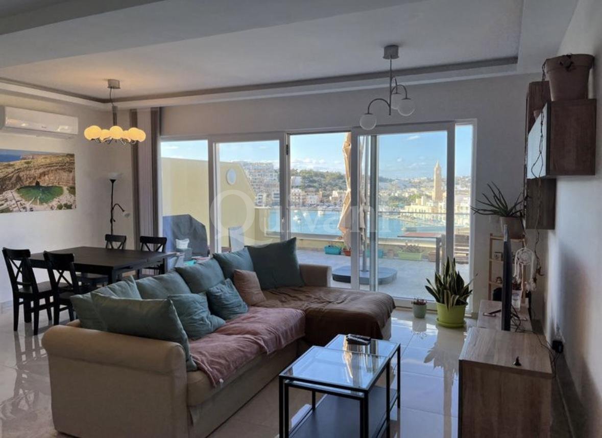 Marsascala, Furnished Penthouse