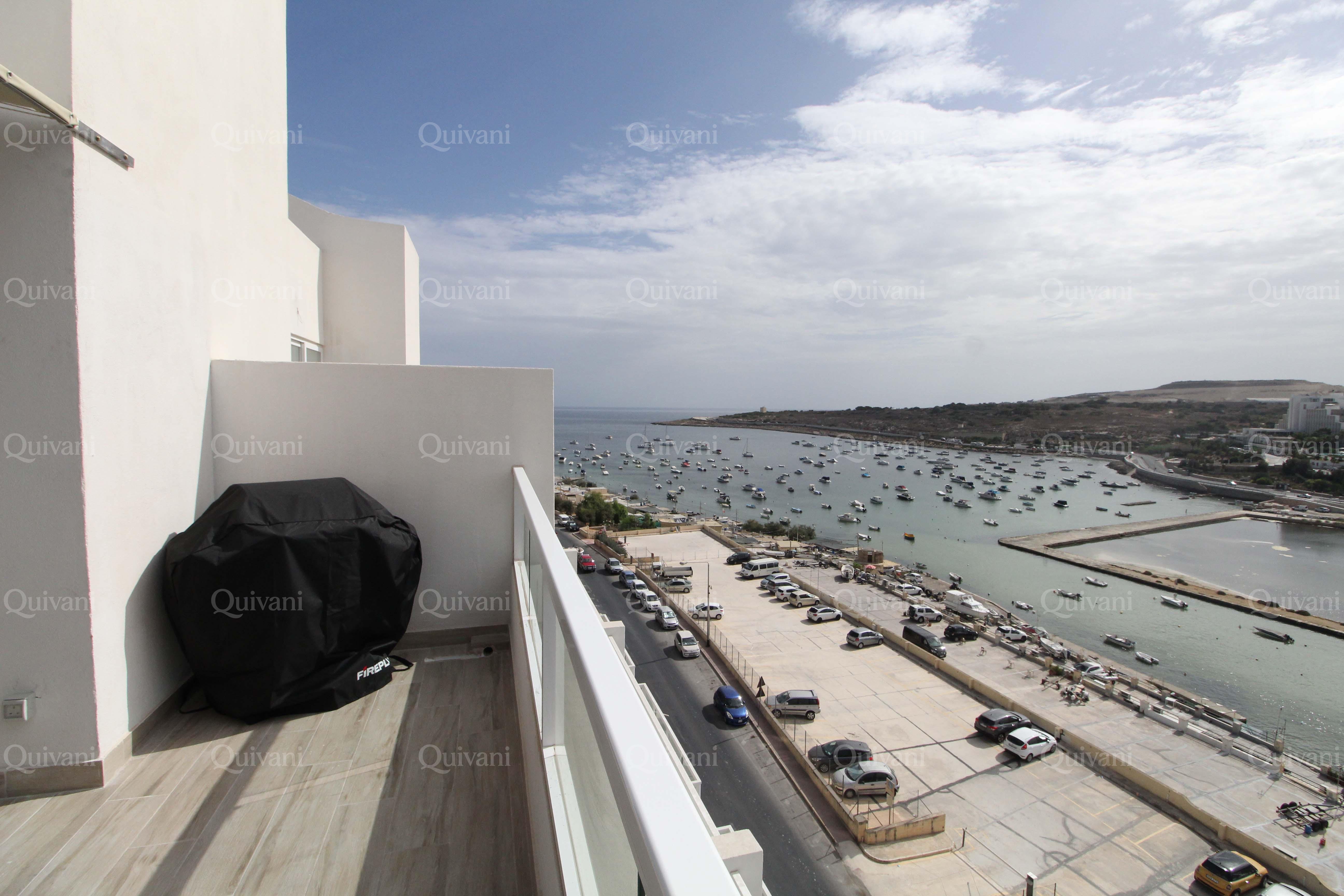 Qawra, Furnished Penthouse