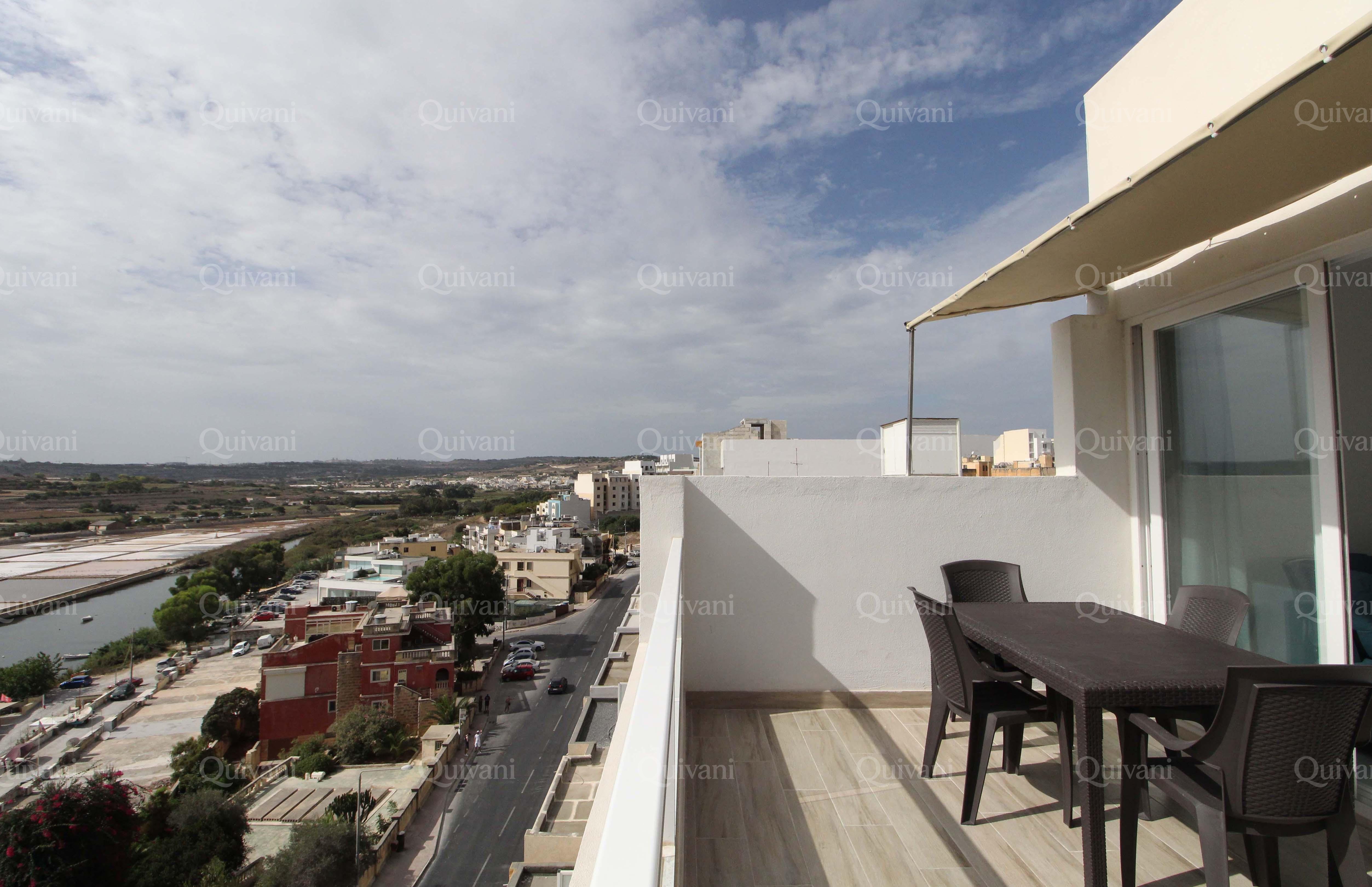 Qawra, Furnished Penthouse