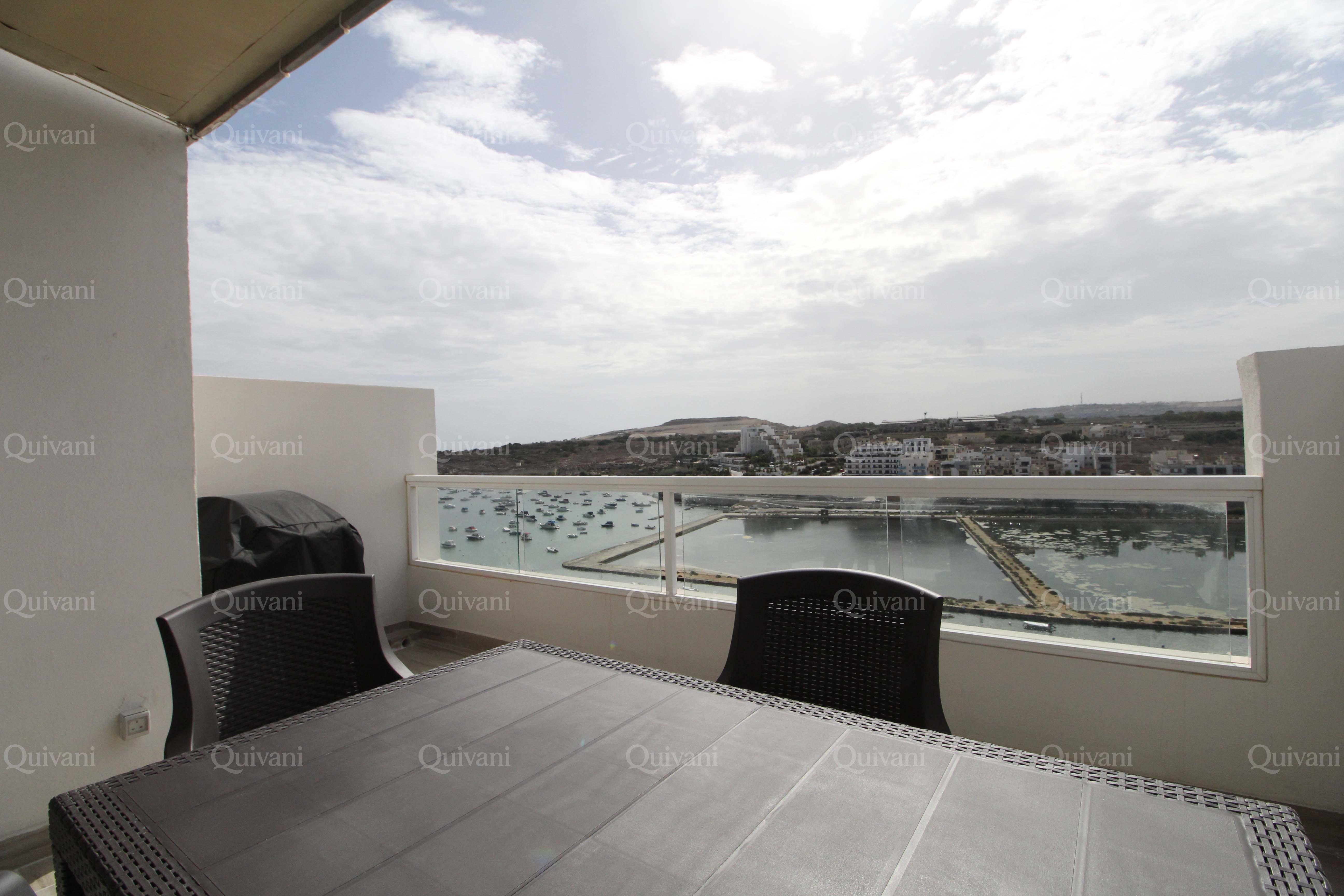 Qawra, Furnished Penthouse