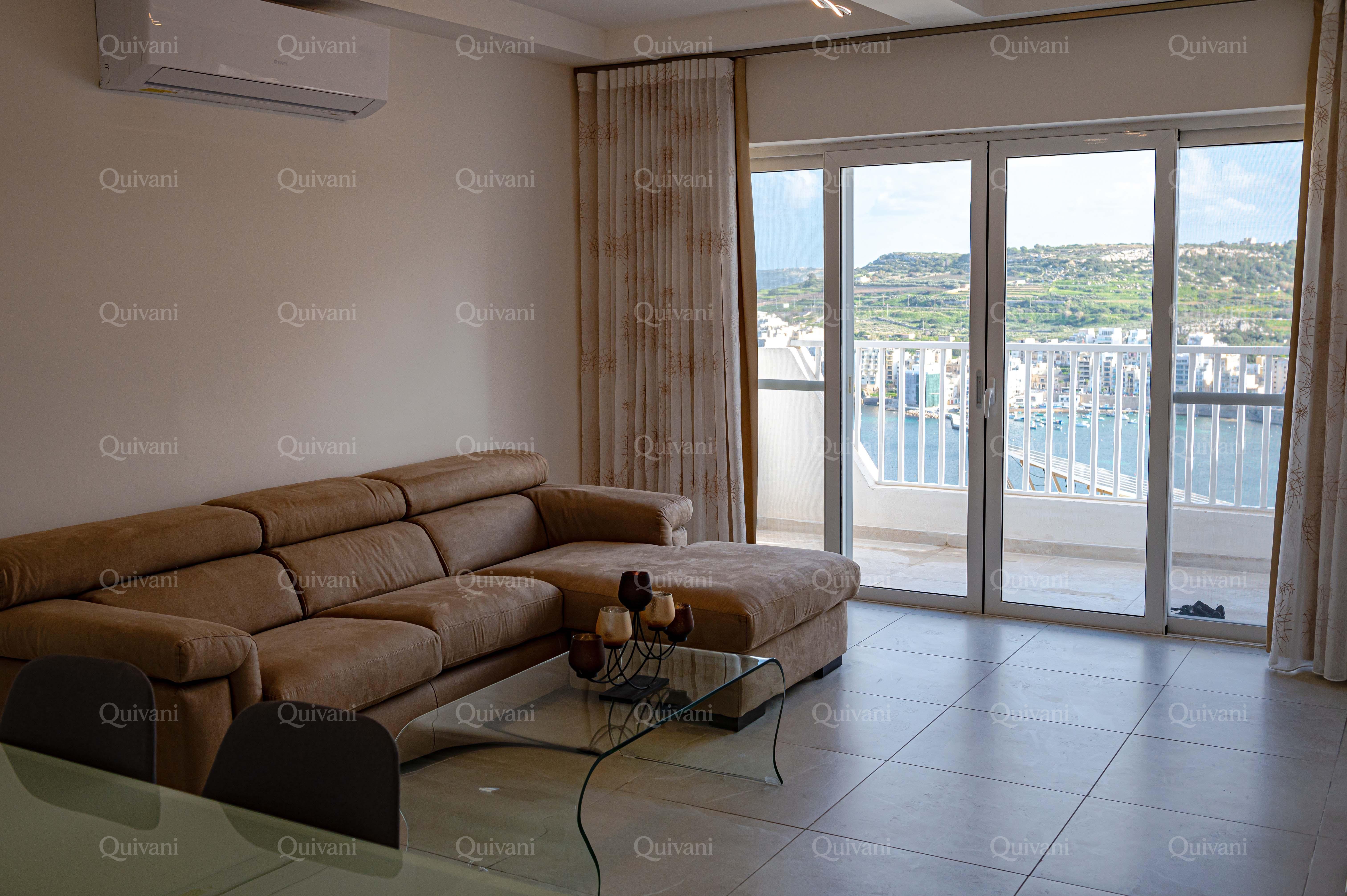 Xemxija, Furnished Apartment