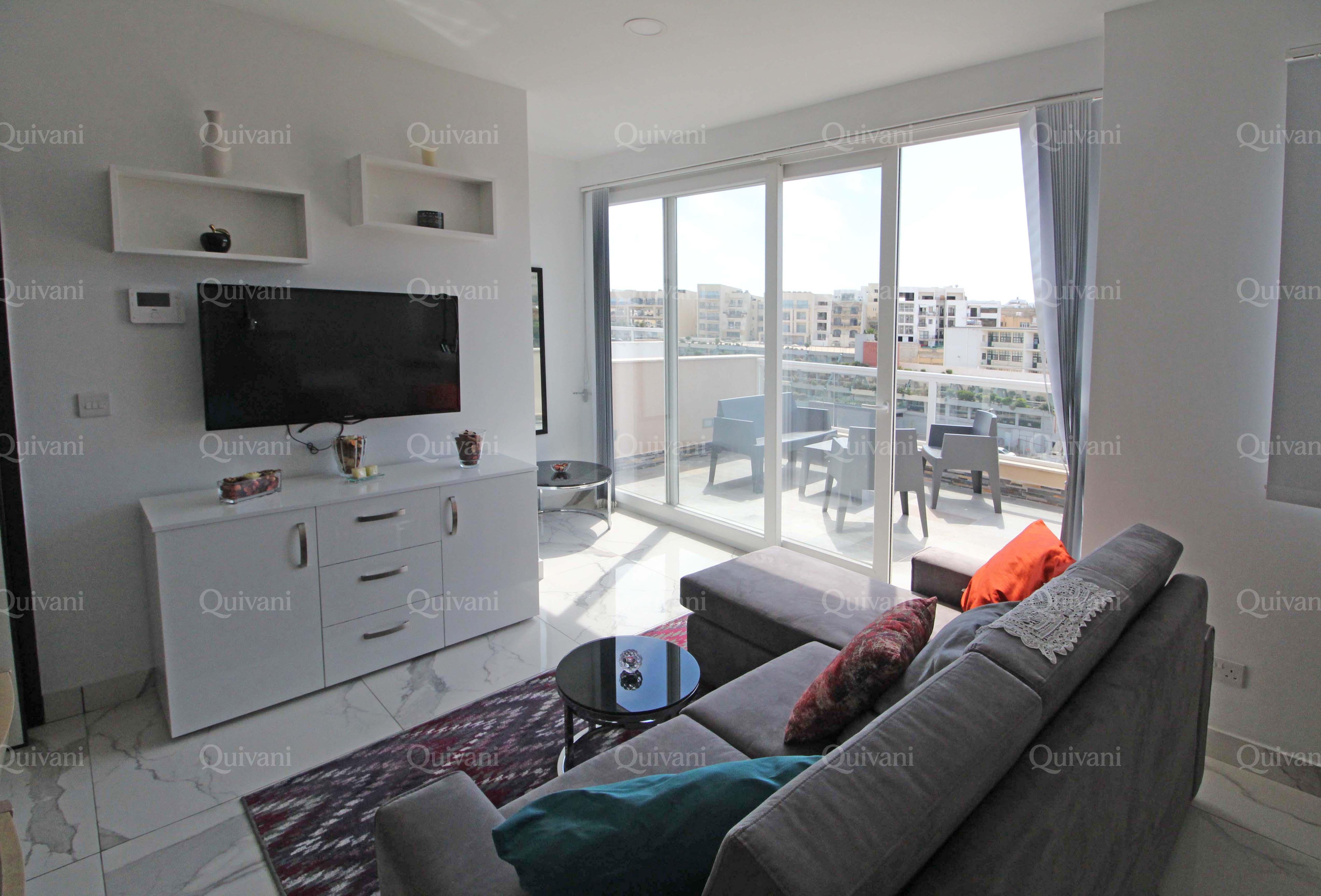 St Julians, Furnished Penthouse