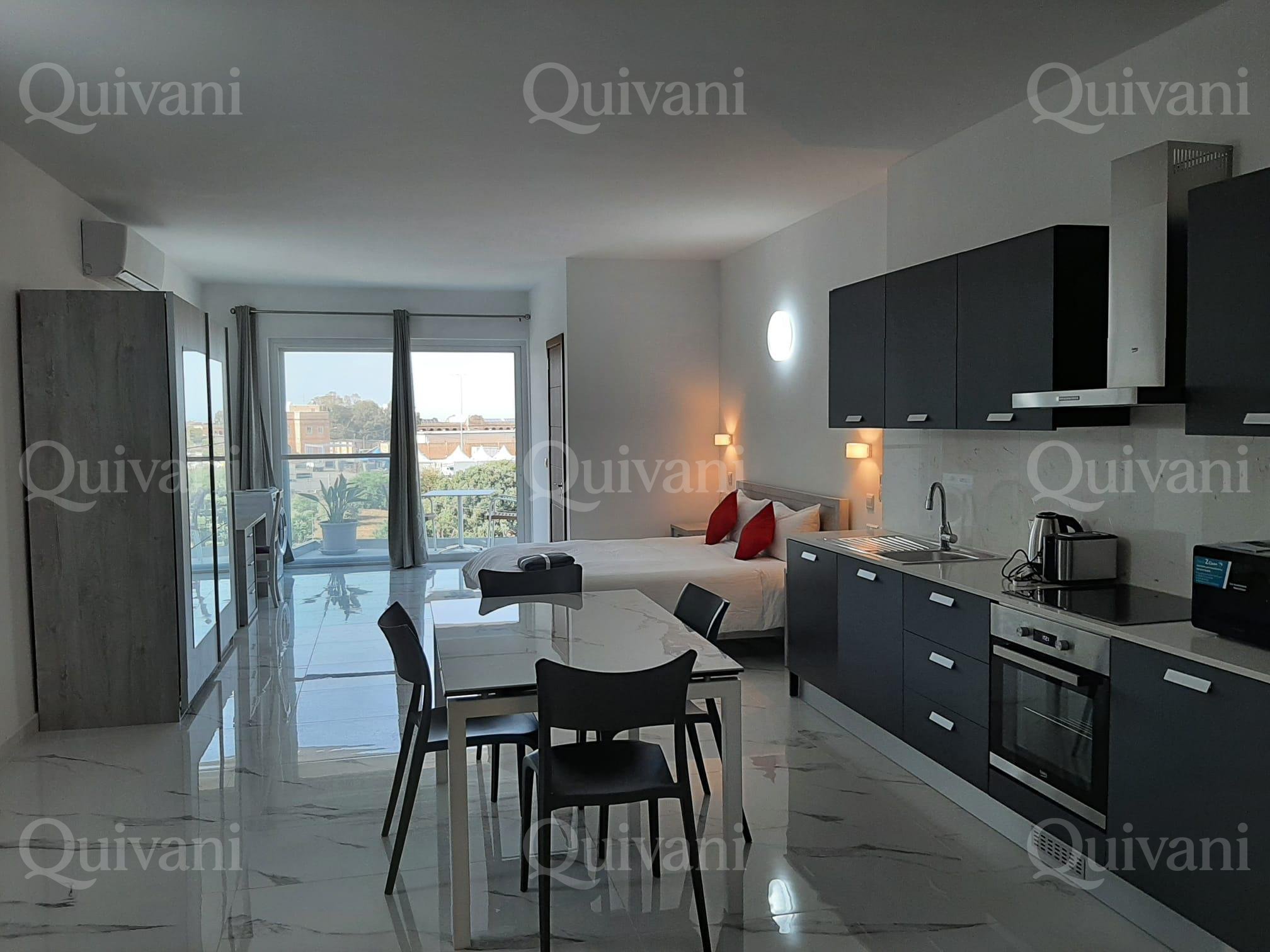 Swieqi, Furnished Studio Apartment