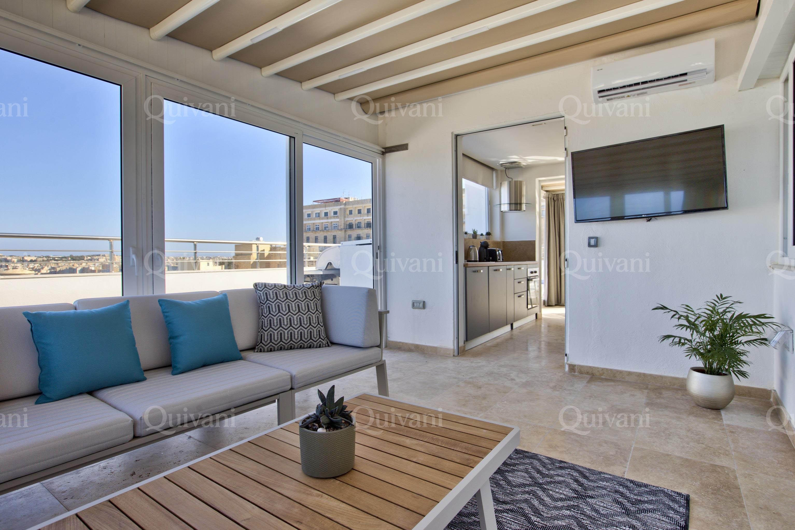 Valletta, Furnished Penthouse