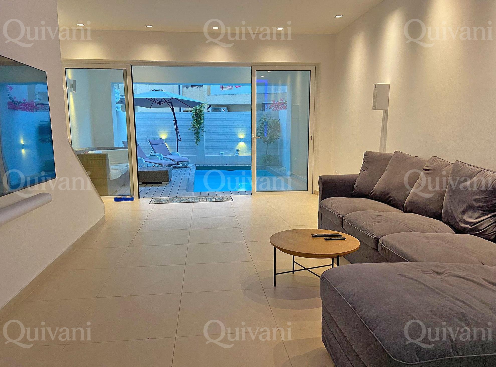St Julians, Furnished Duplex Apartment