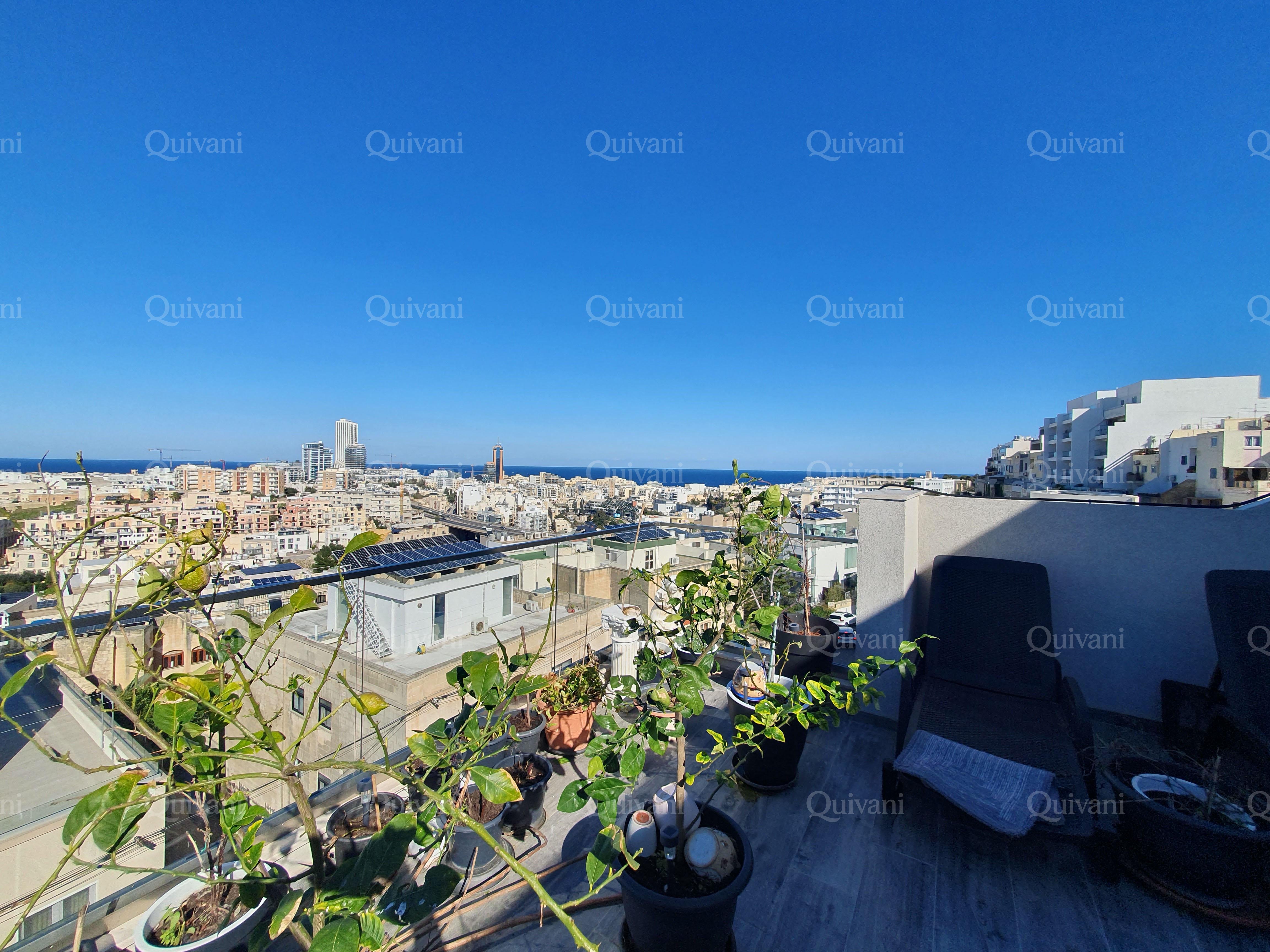 St Julians, Furnished Penthouse