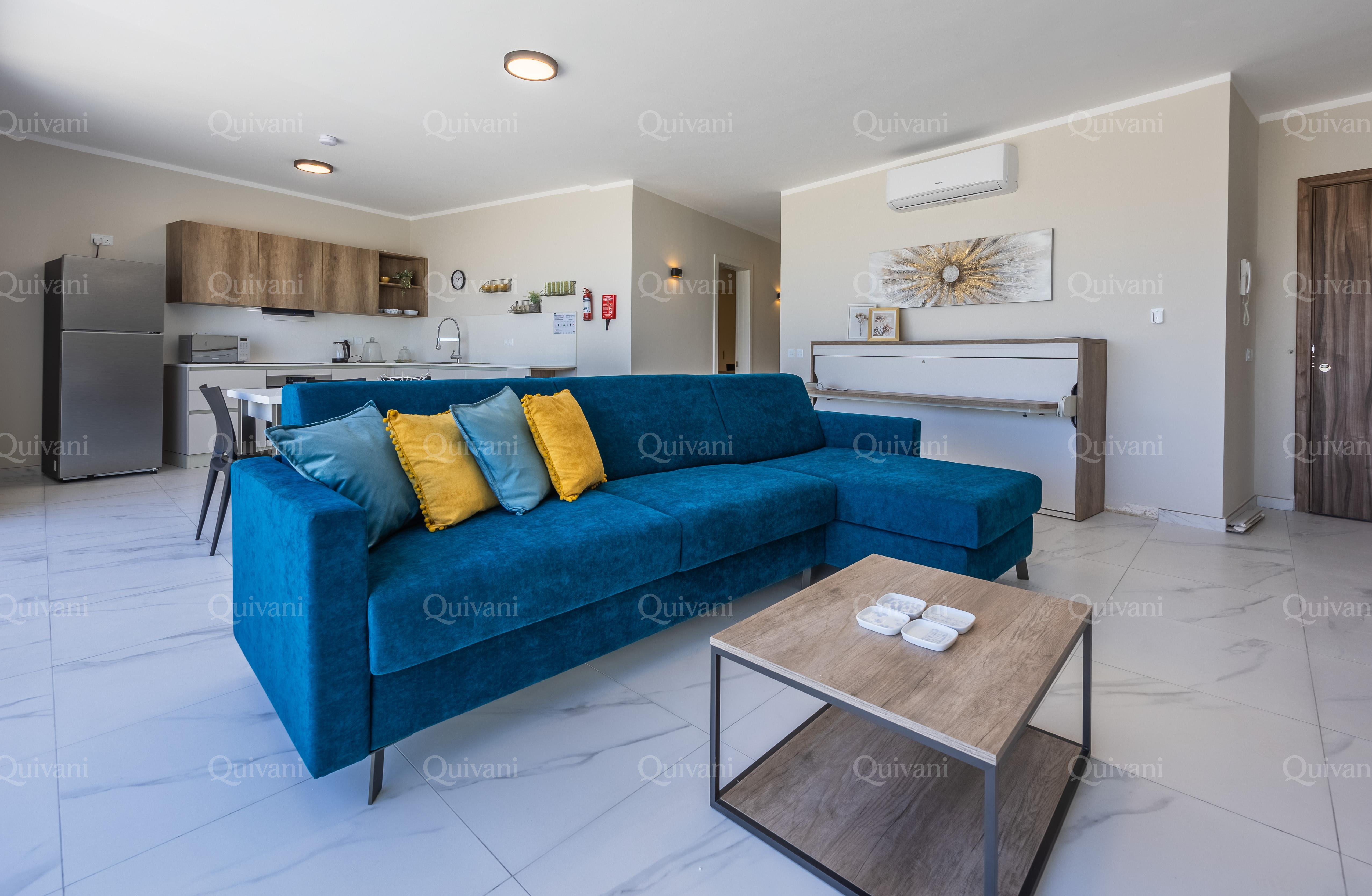 Qawra, Furnished Penthouse