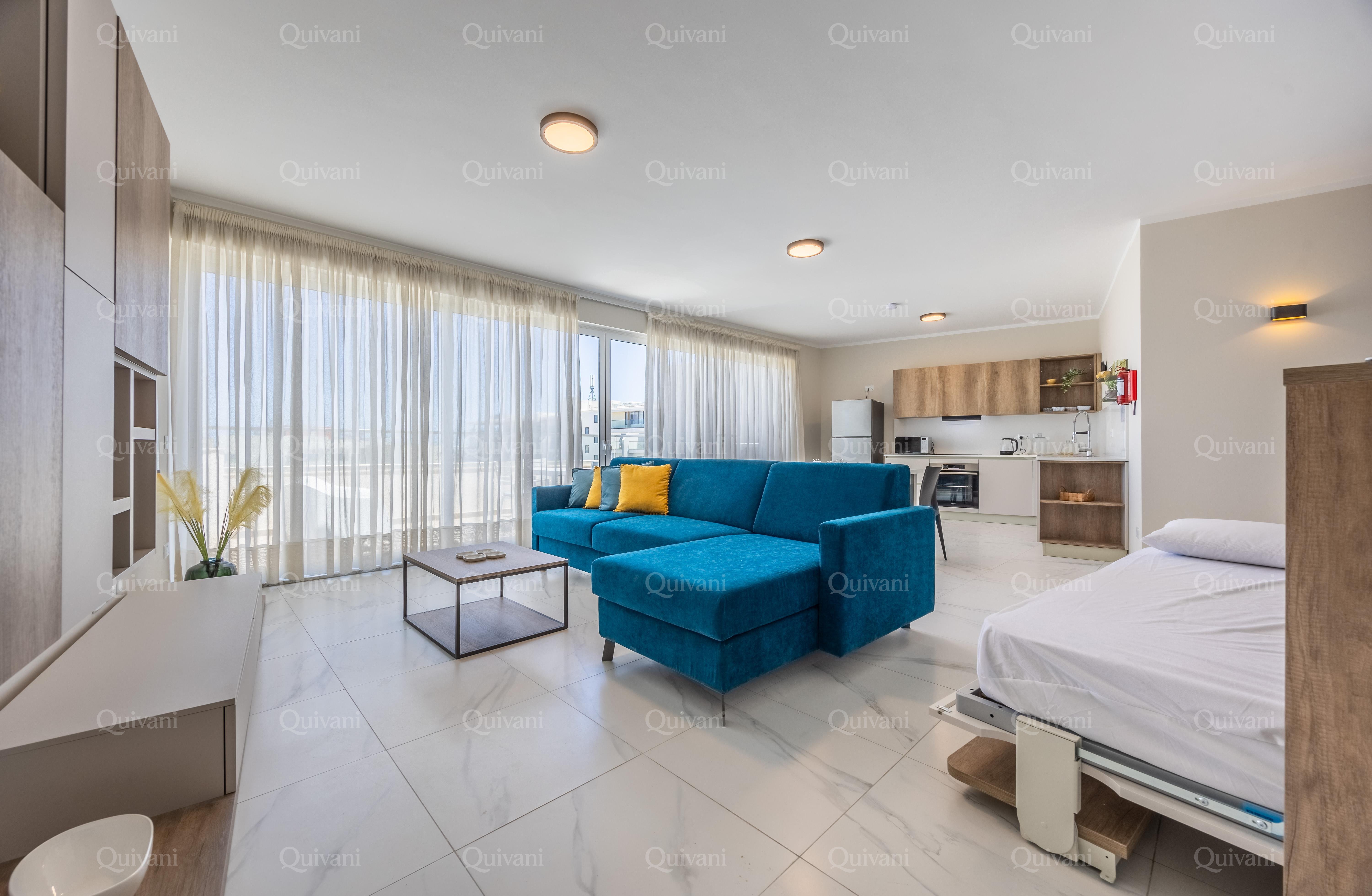 Qawra, Furnished Penthouse