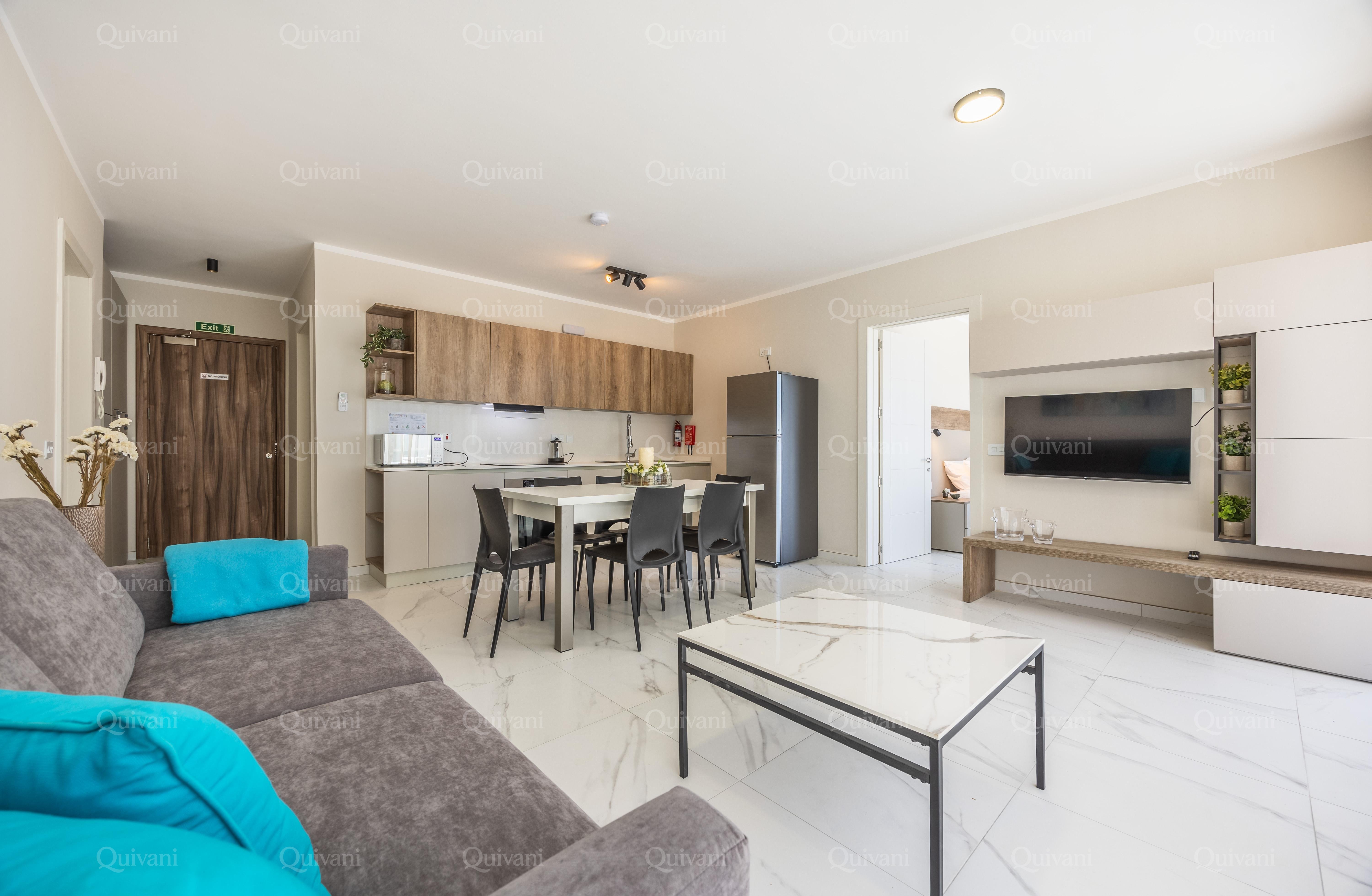 Qawra, Furnished Penthouse