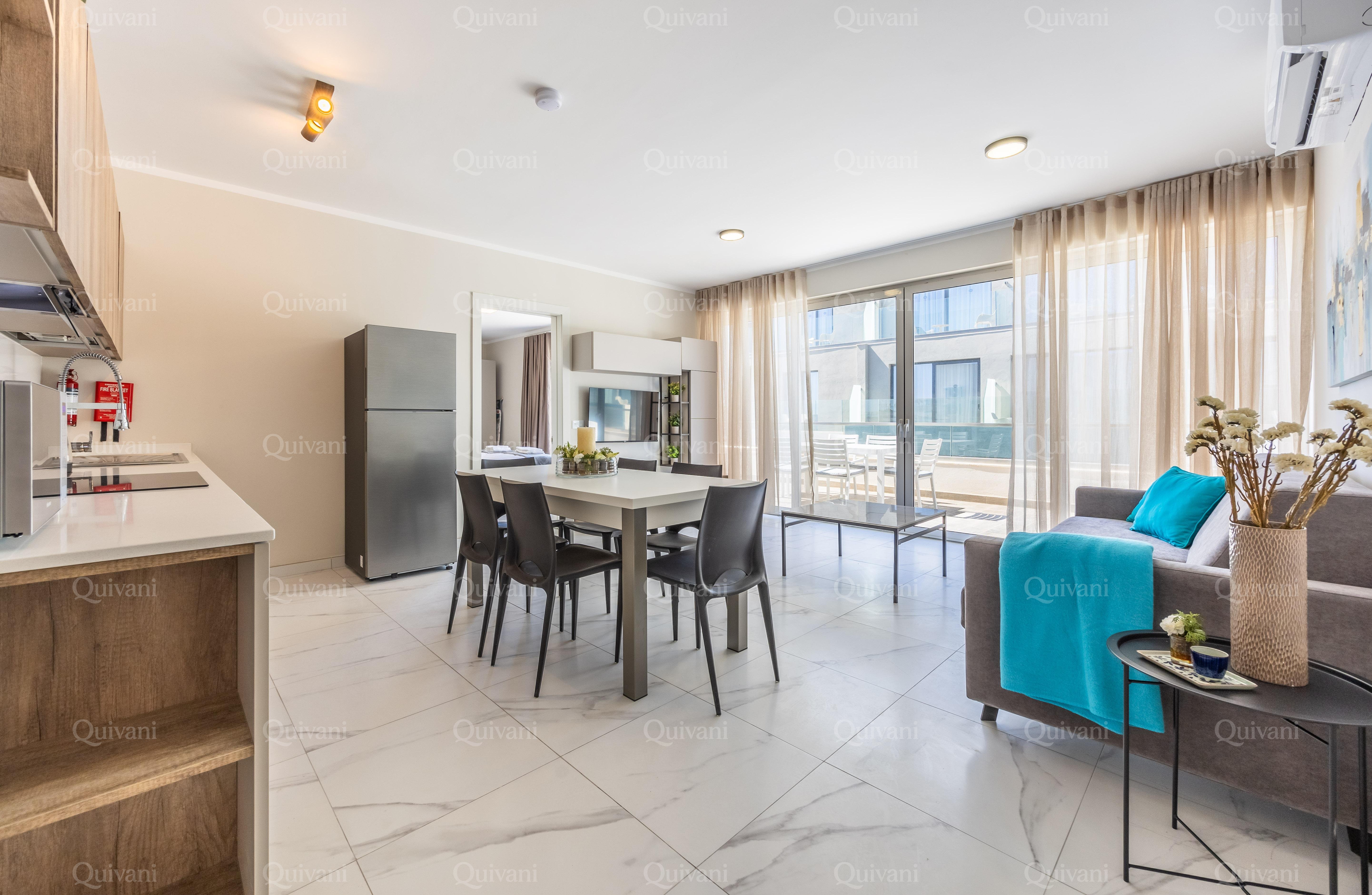 Qawra, Furnished Penthouse