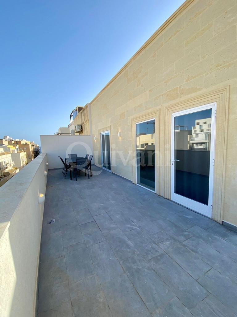 Sliema, Furnished Duplex Penthouse