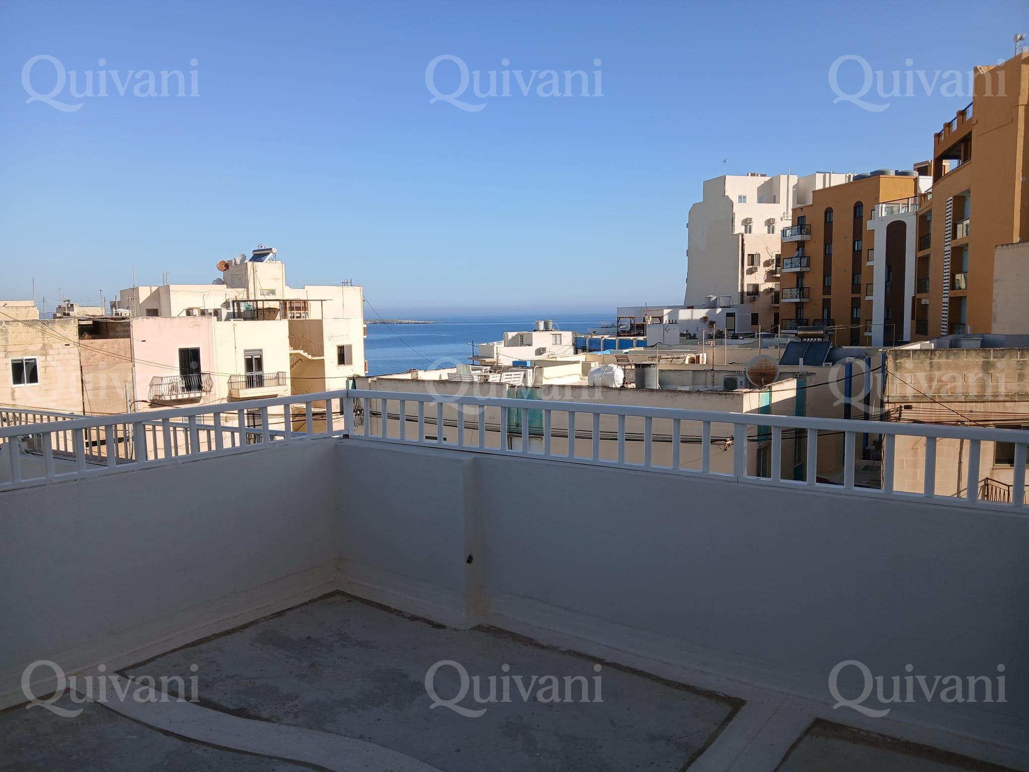 Bugibba, Furnished, Duplex Maisonette