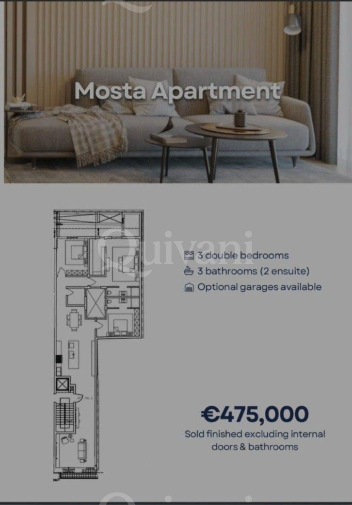 Mosta semi-finished APARTMENT