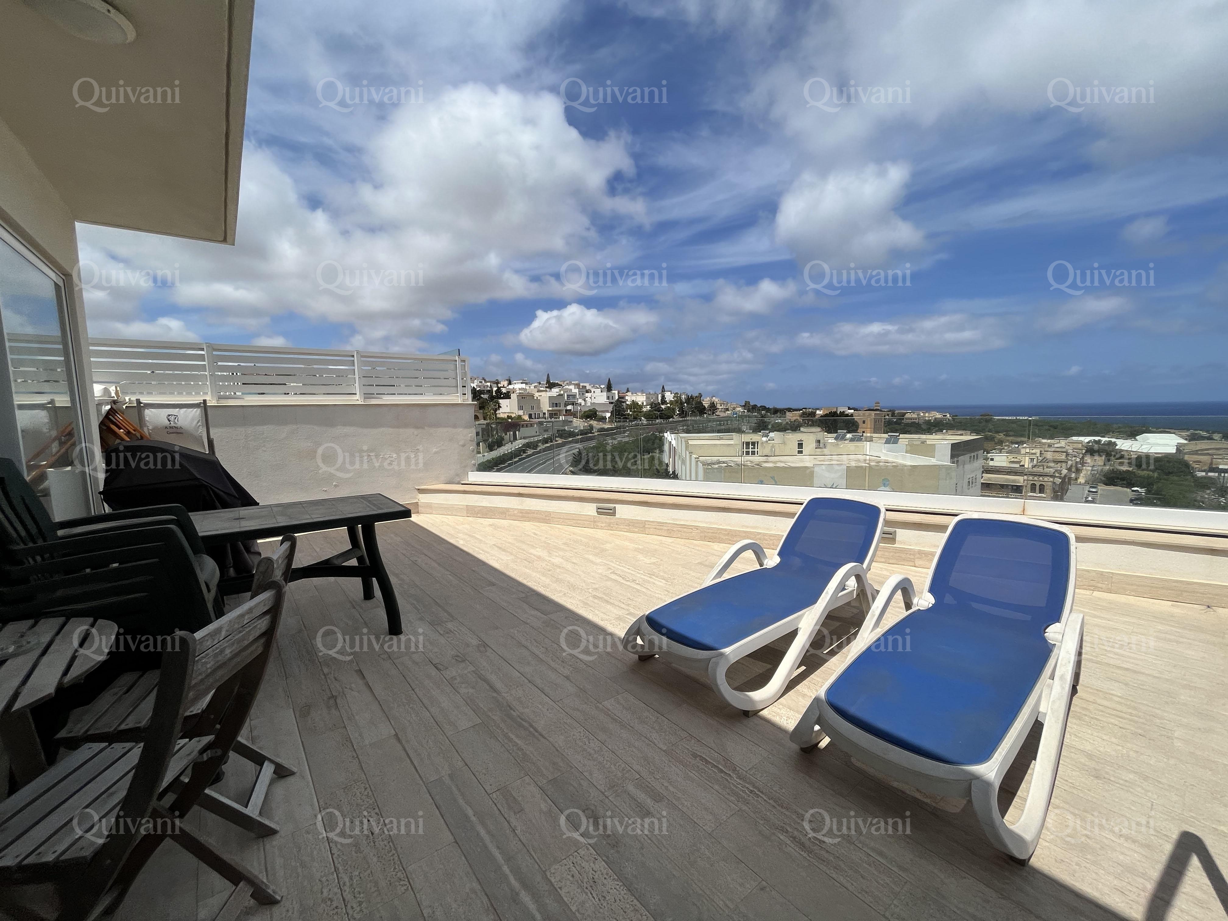 Swieqi, Furnished Penthouse