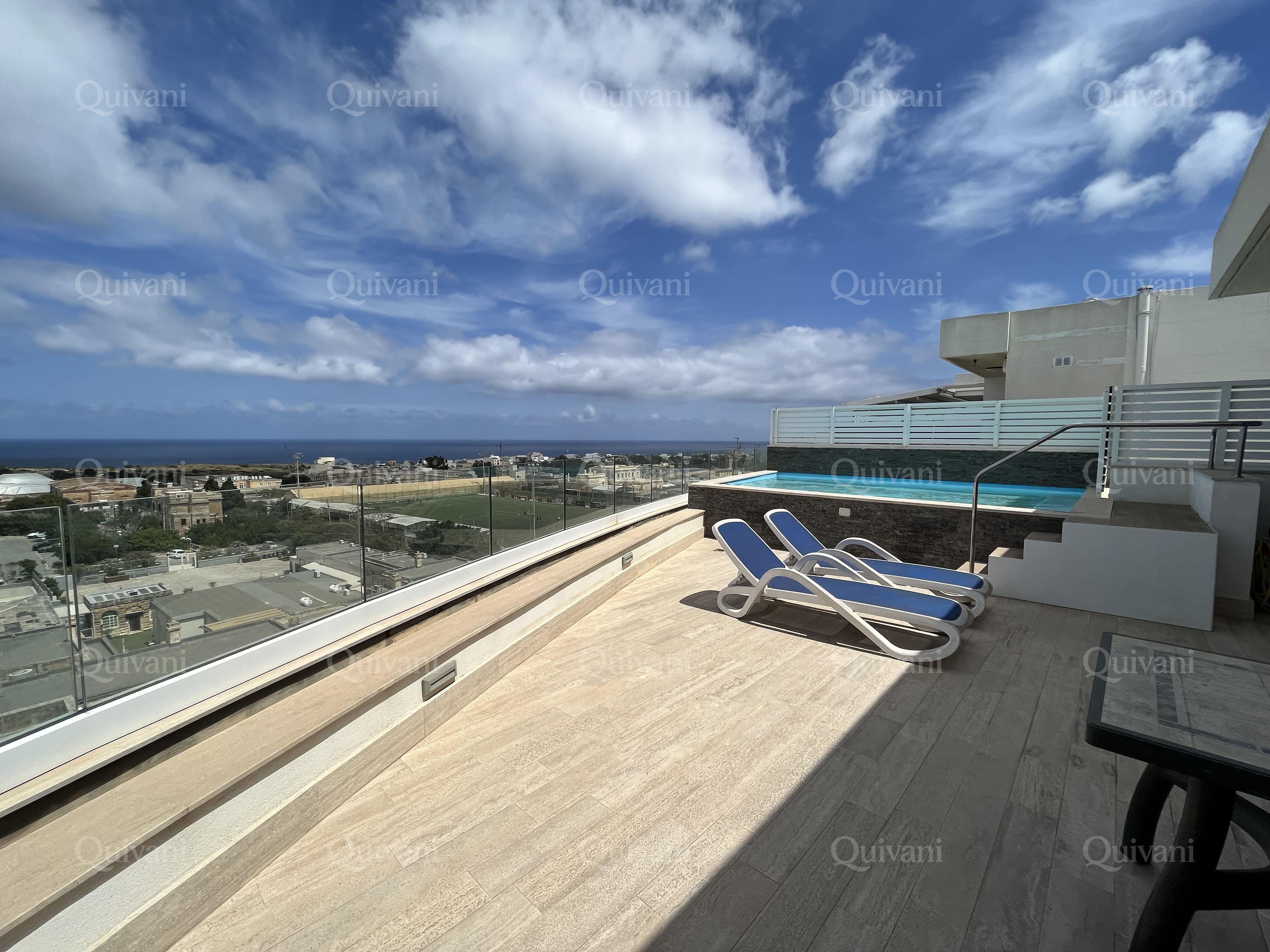 Swieqi, Furnished Penthouse