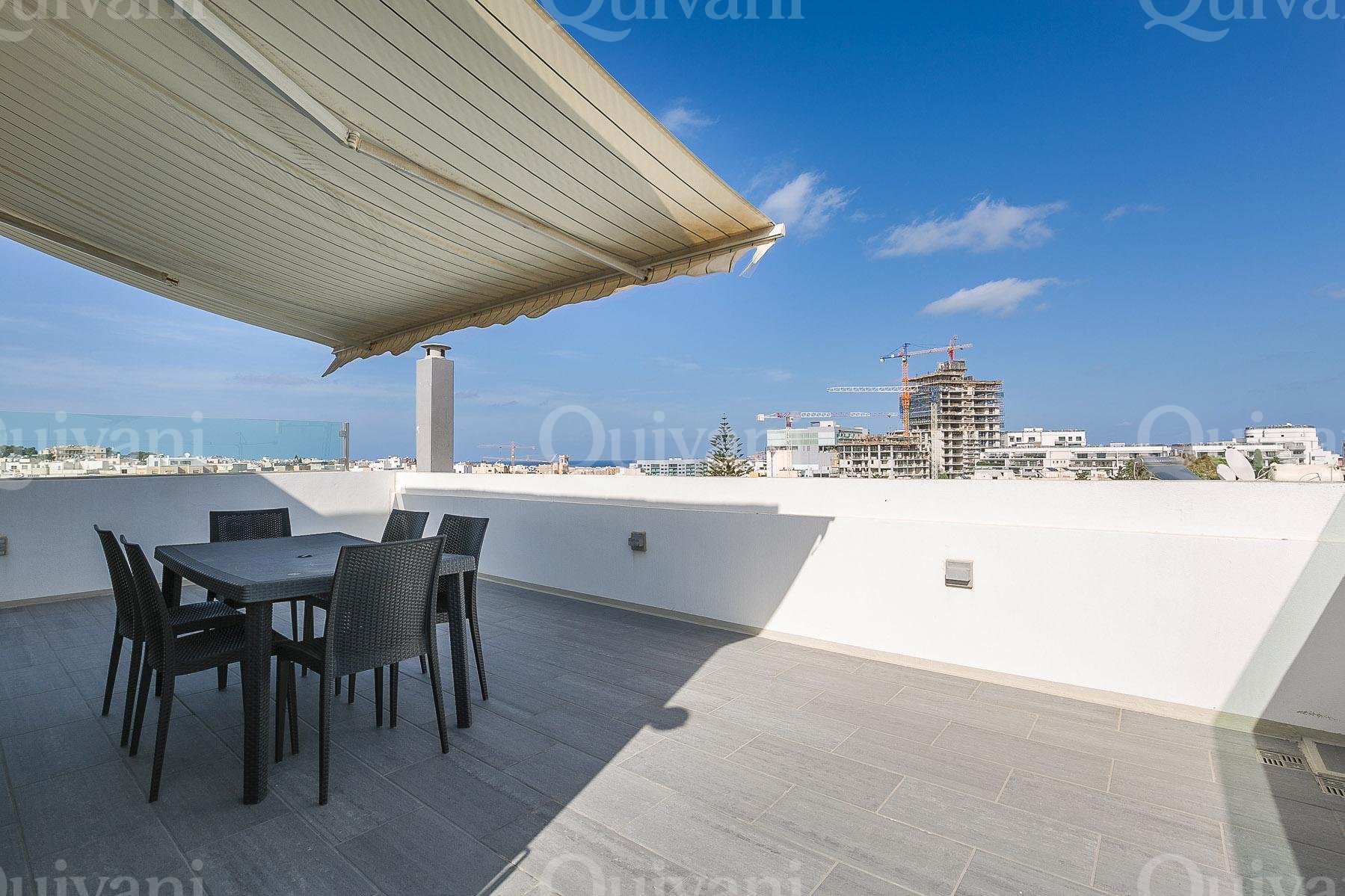 Swieqi, Furnished Penthouse