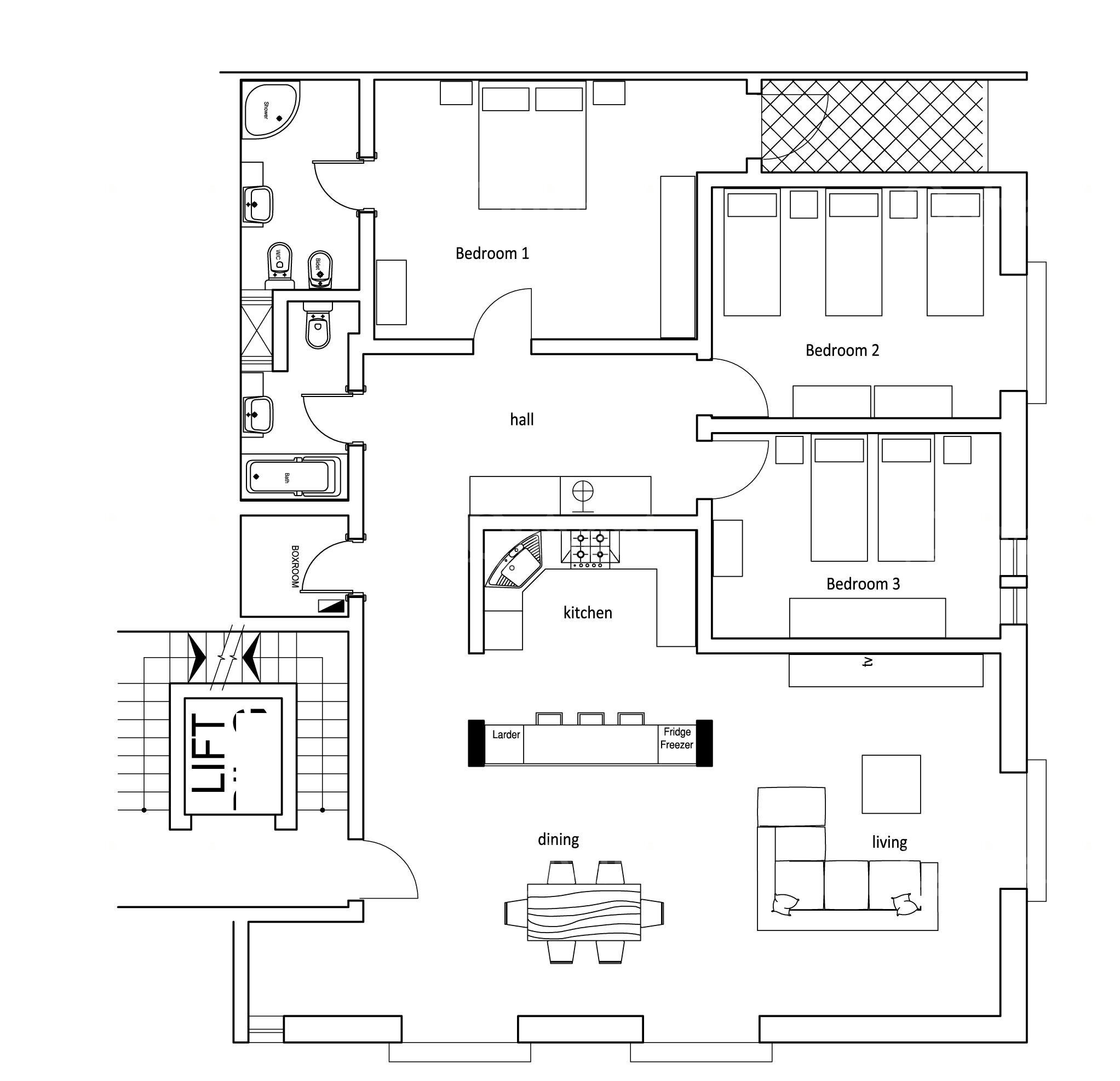Sliema, Furnished Apartment
