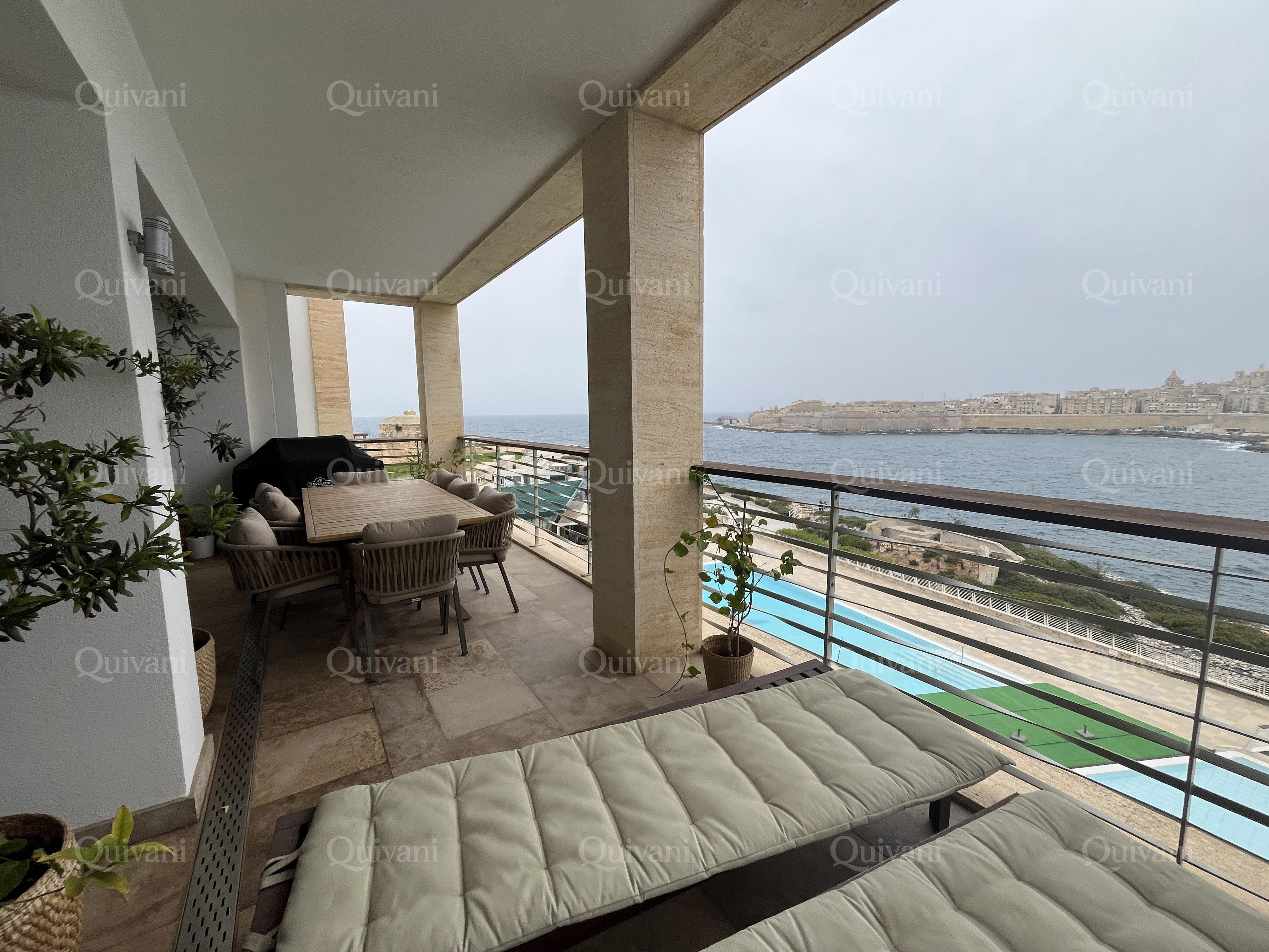 Tigne Point, Furnished Duplex Apartment