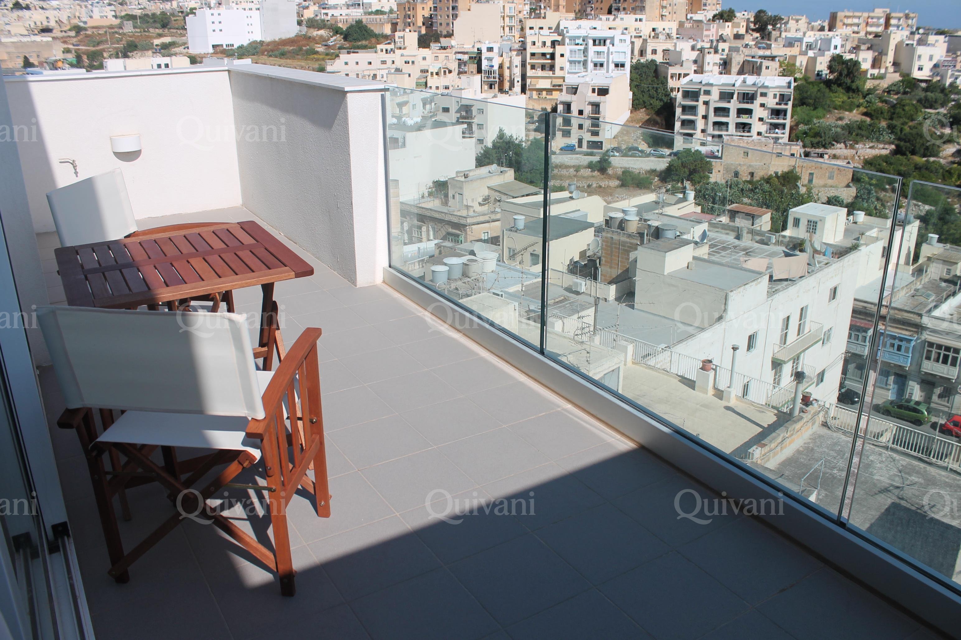St Julians, Furnished Duplex Penthouse