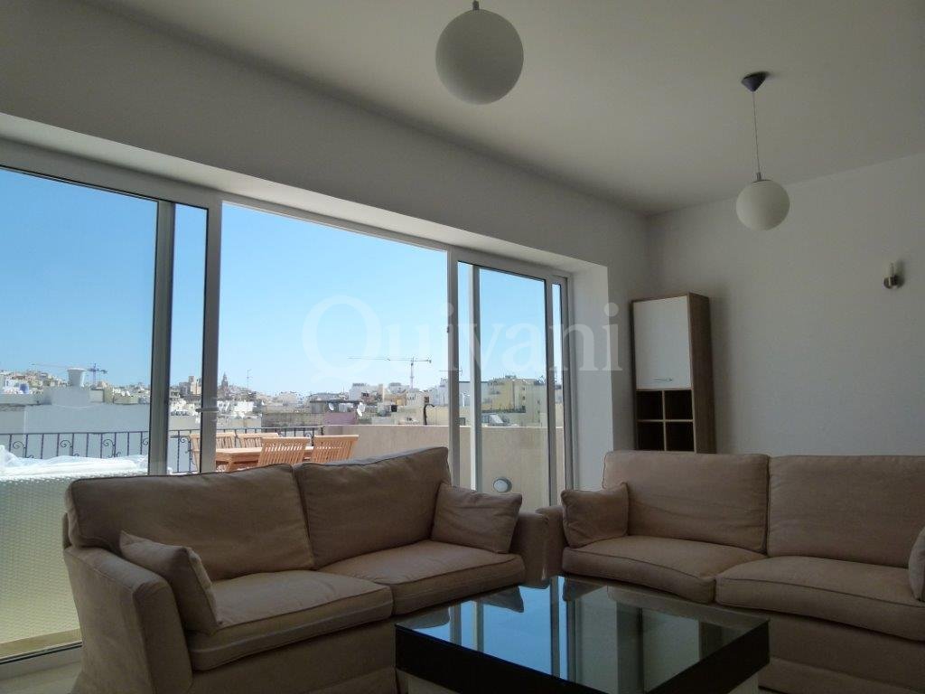 Gzira, Furnished Penthouse