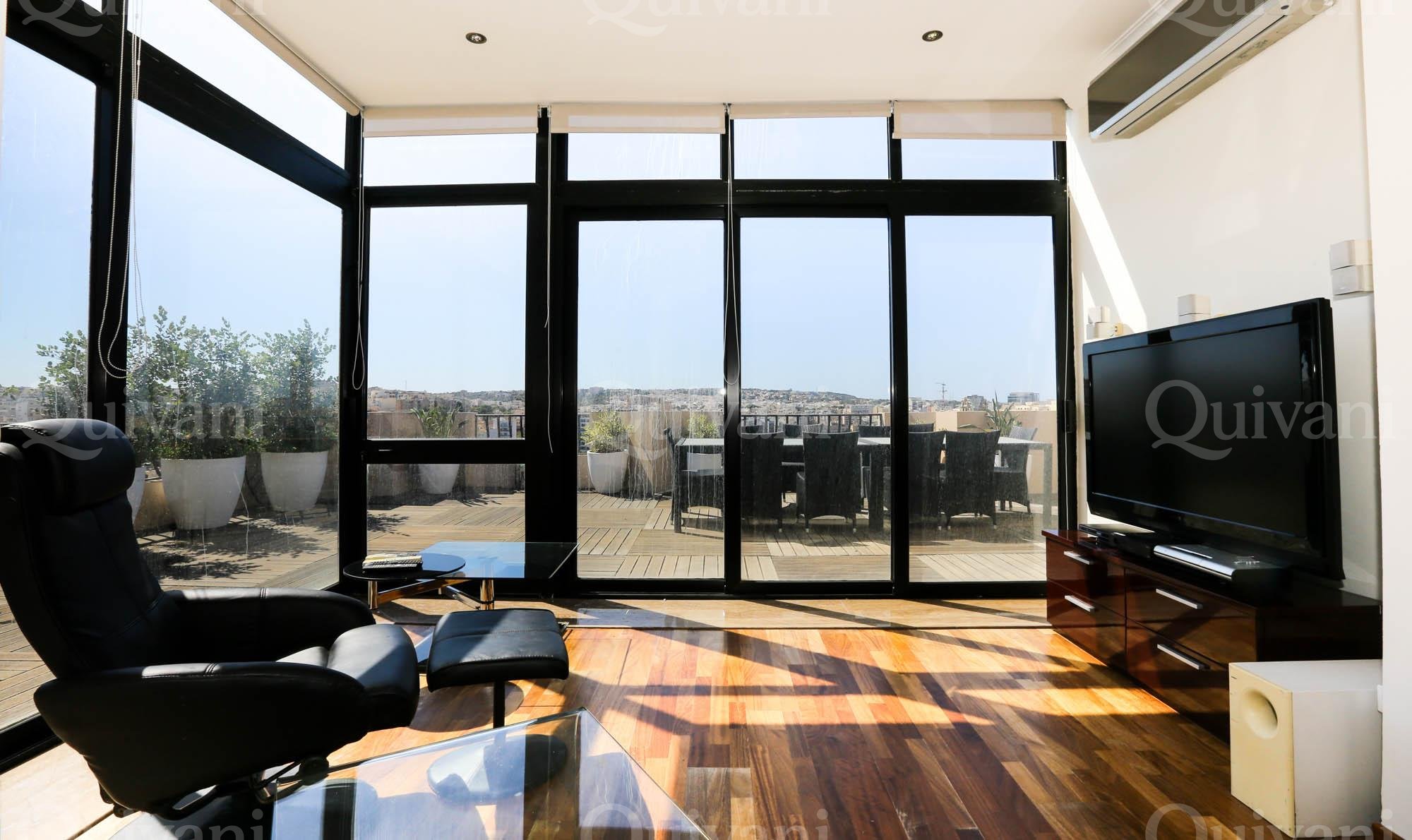 Sliema, Furnished Penthouse