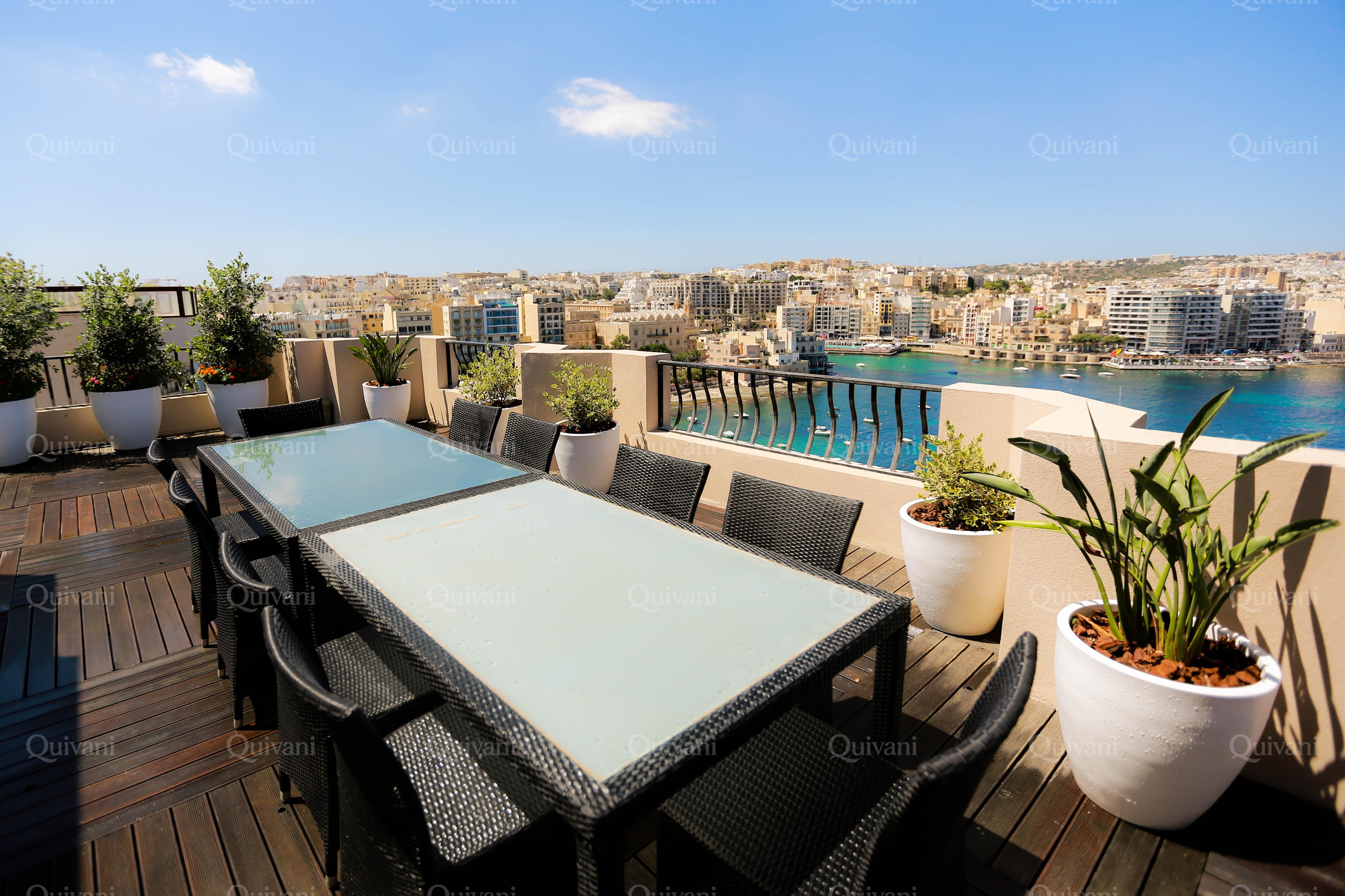 Sliema, Furnished Penthouse