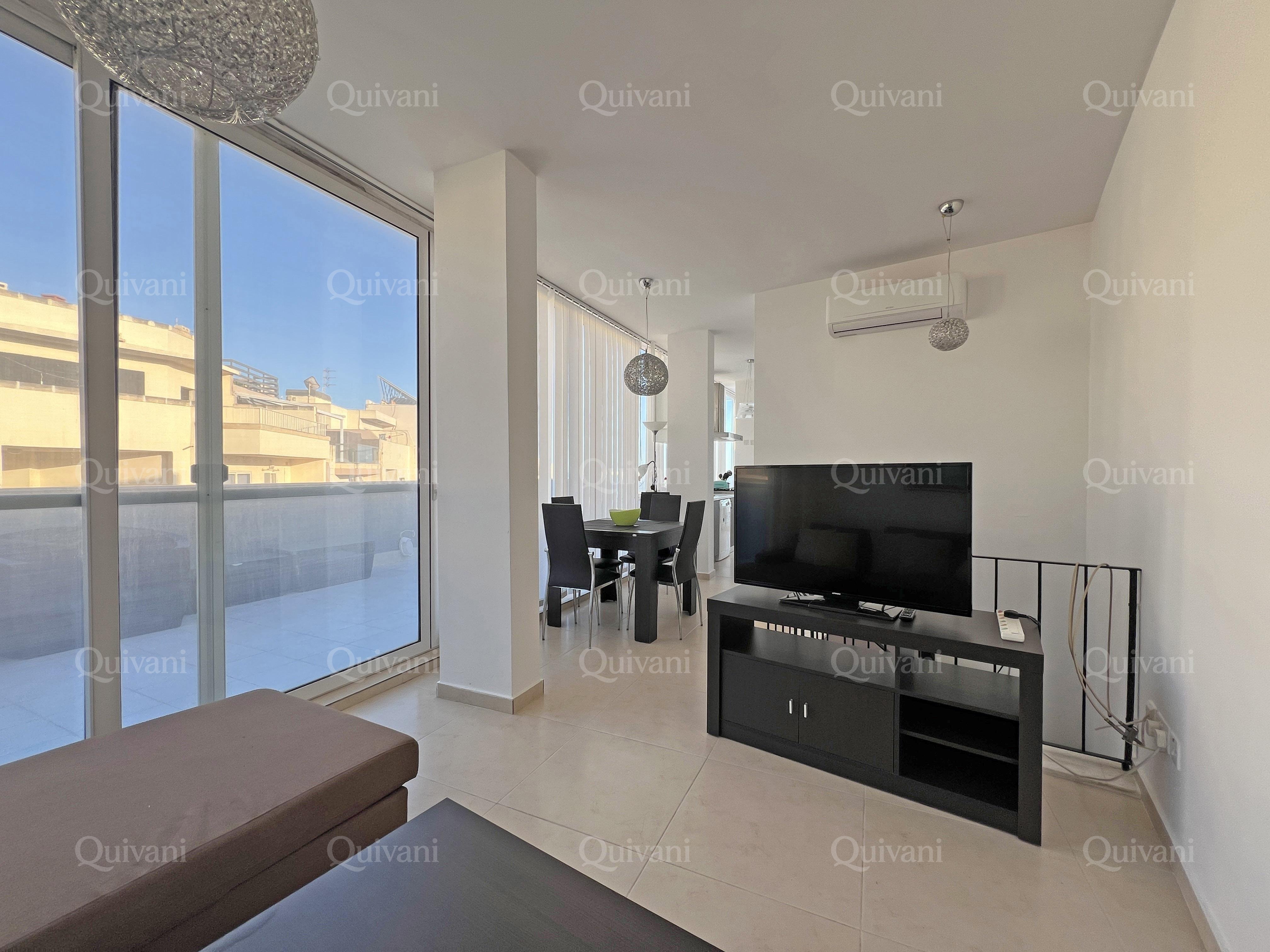 Marsascala, Furnished Penthouse