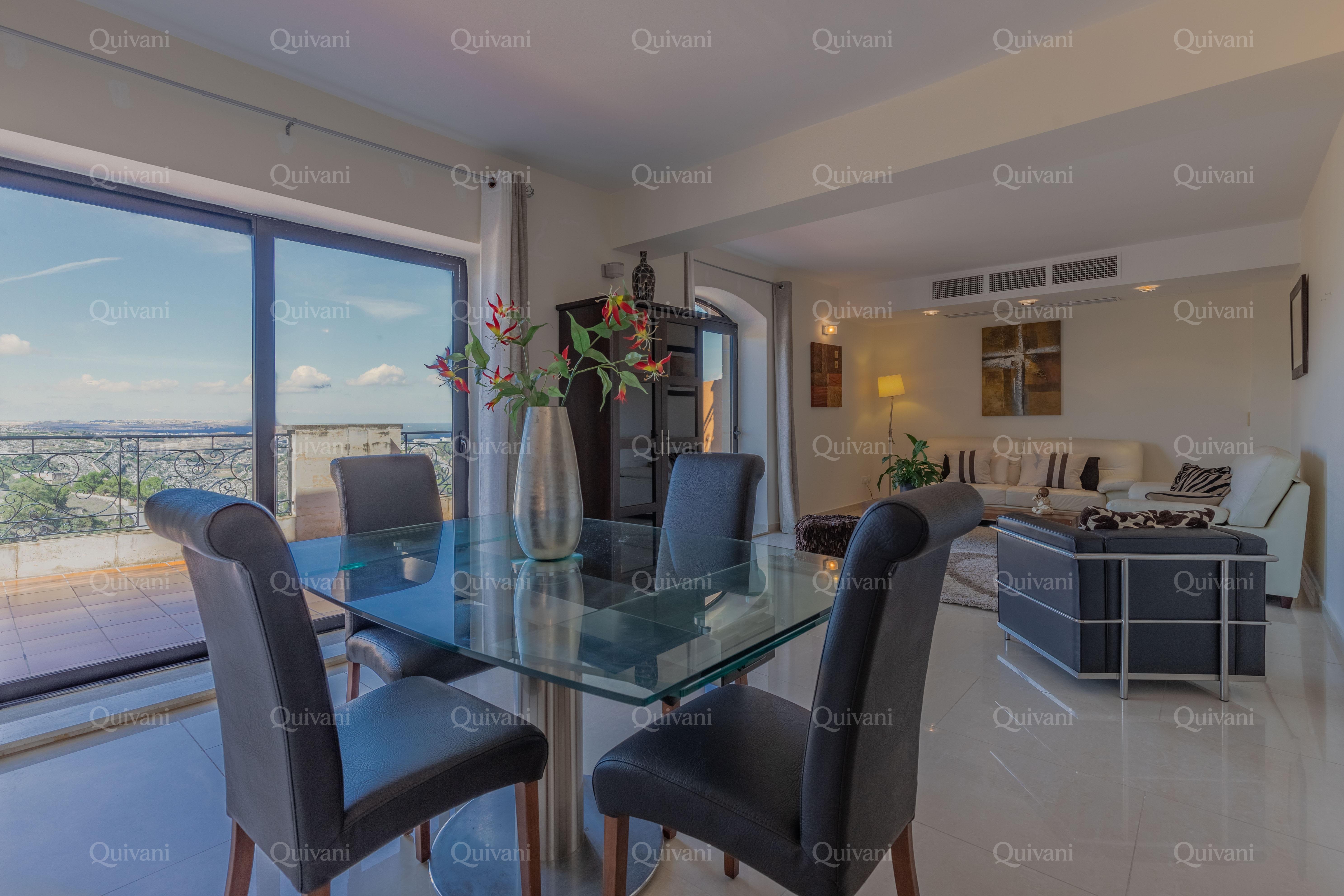 Madliena, Furnished Duplex Penthouse