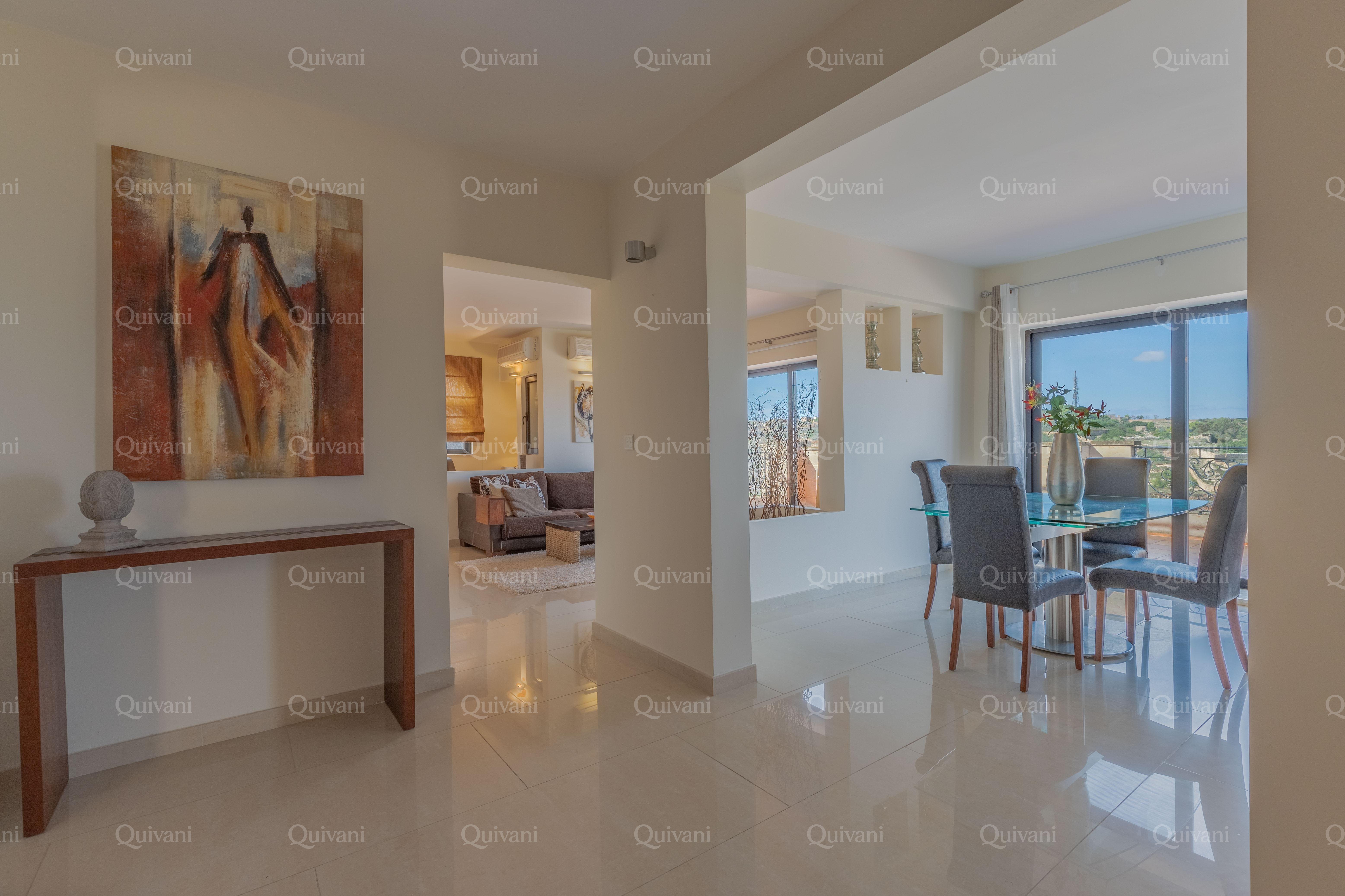 Madliena, Furnished Duplex Penthouse