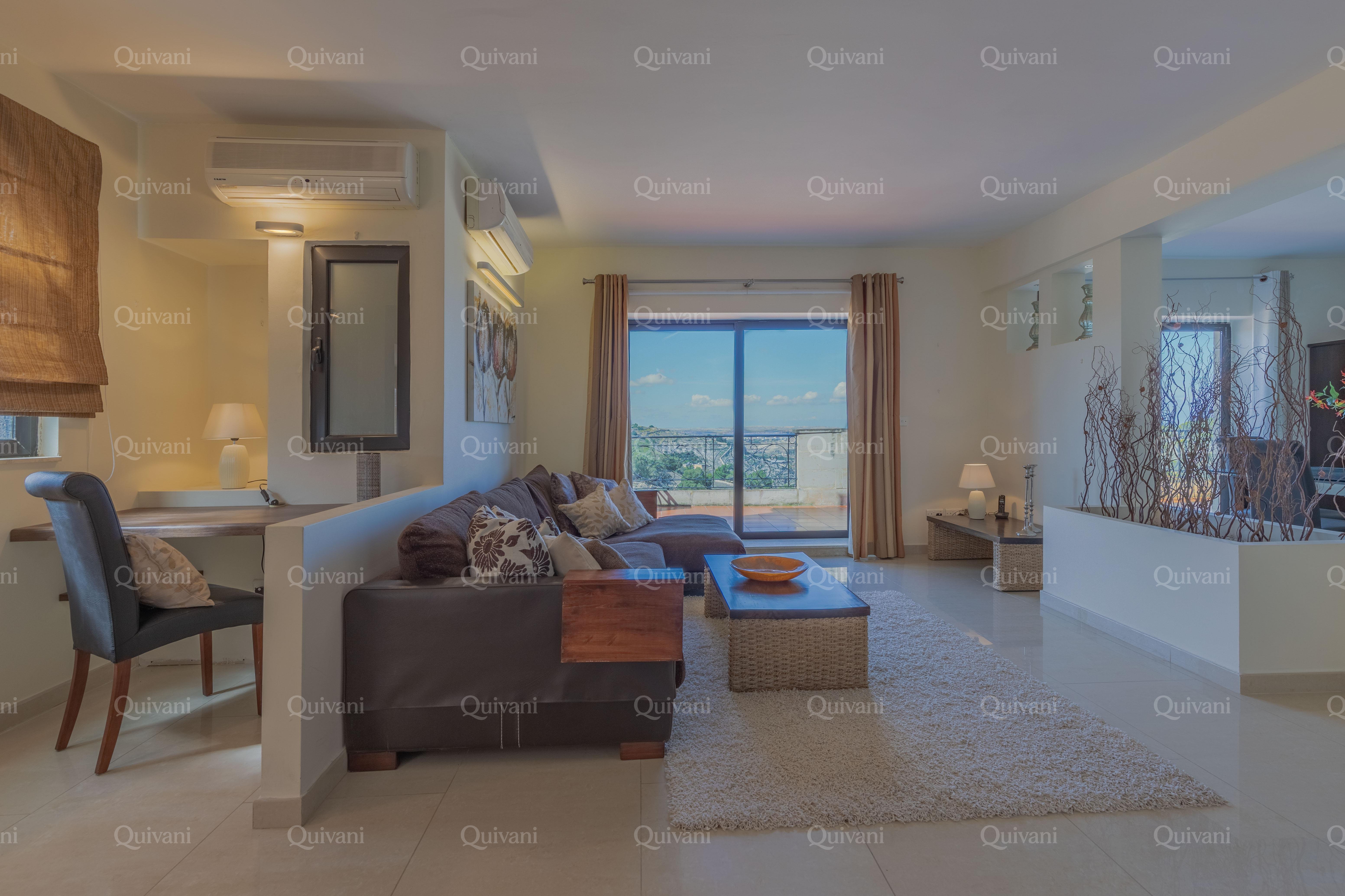 Madliena, Furnished Duplex Penthouse