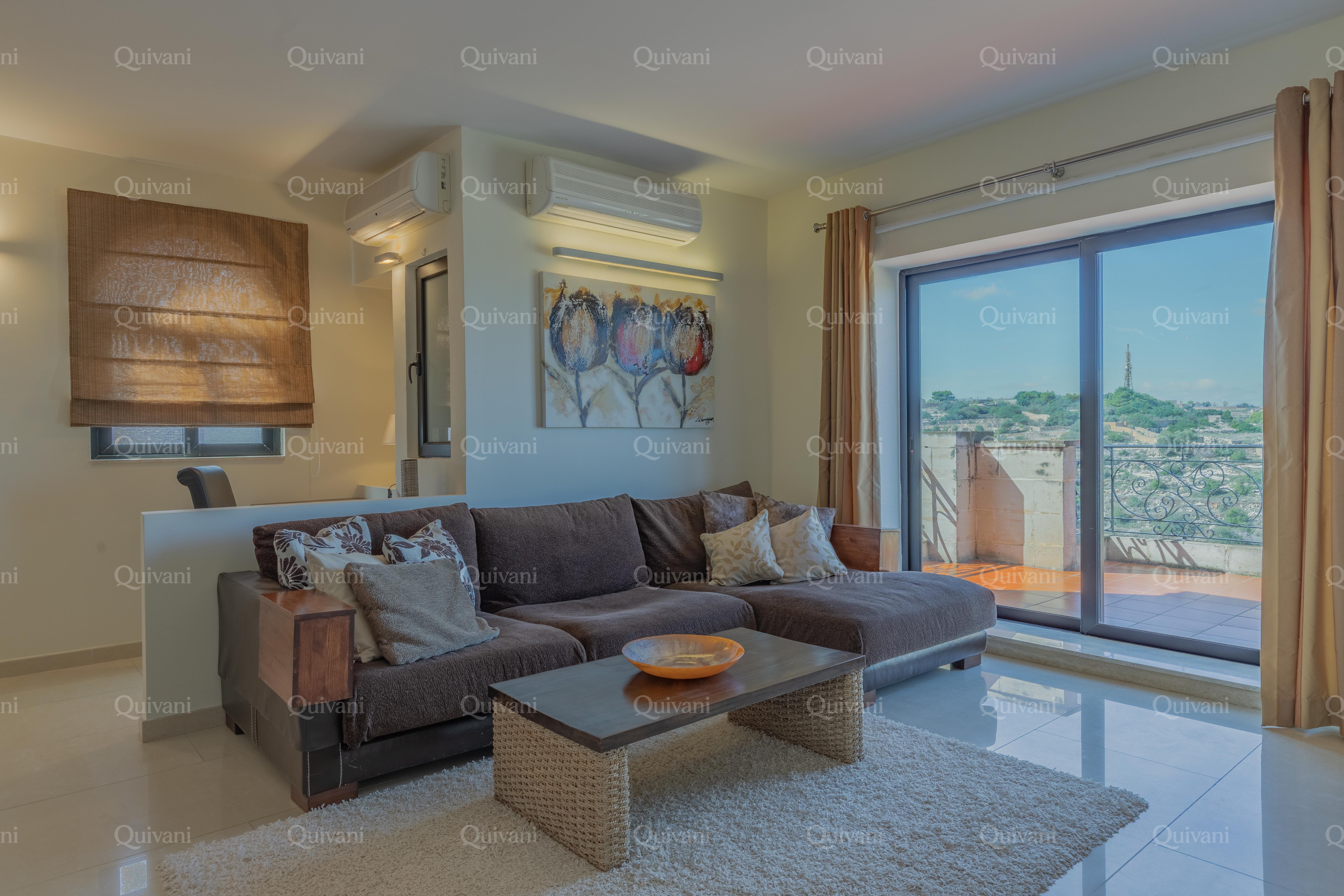 Madliena, Furnished Duplex Penthouse